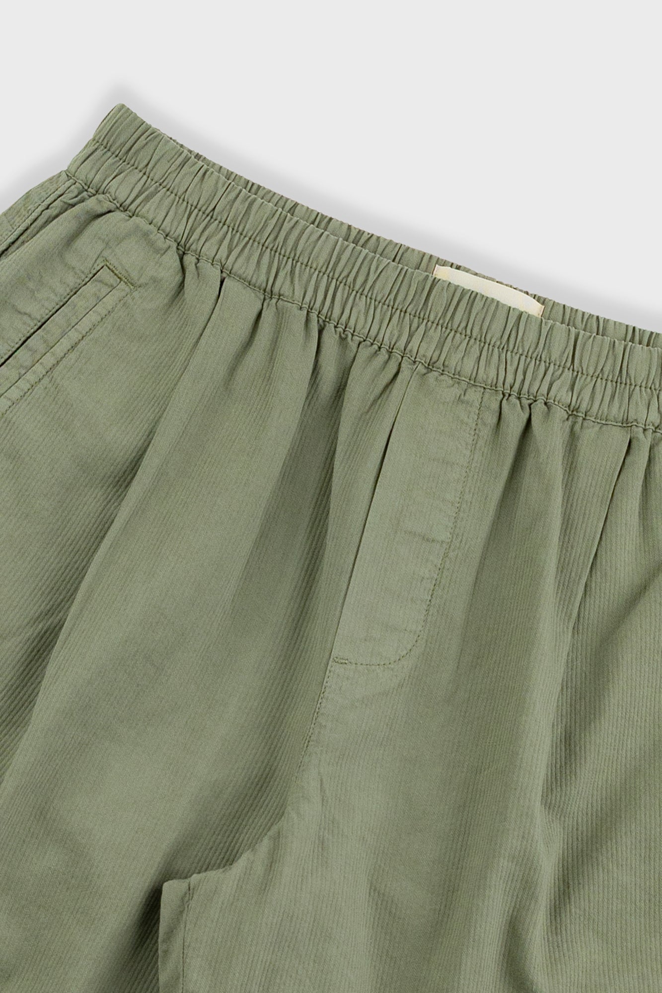 Relaxed Assembly Short - Light Sage Mini Stripe