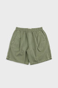 Relaxed Assembly Short - Light Sage Mini Stripe