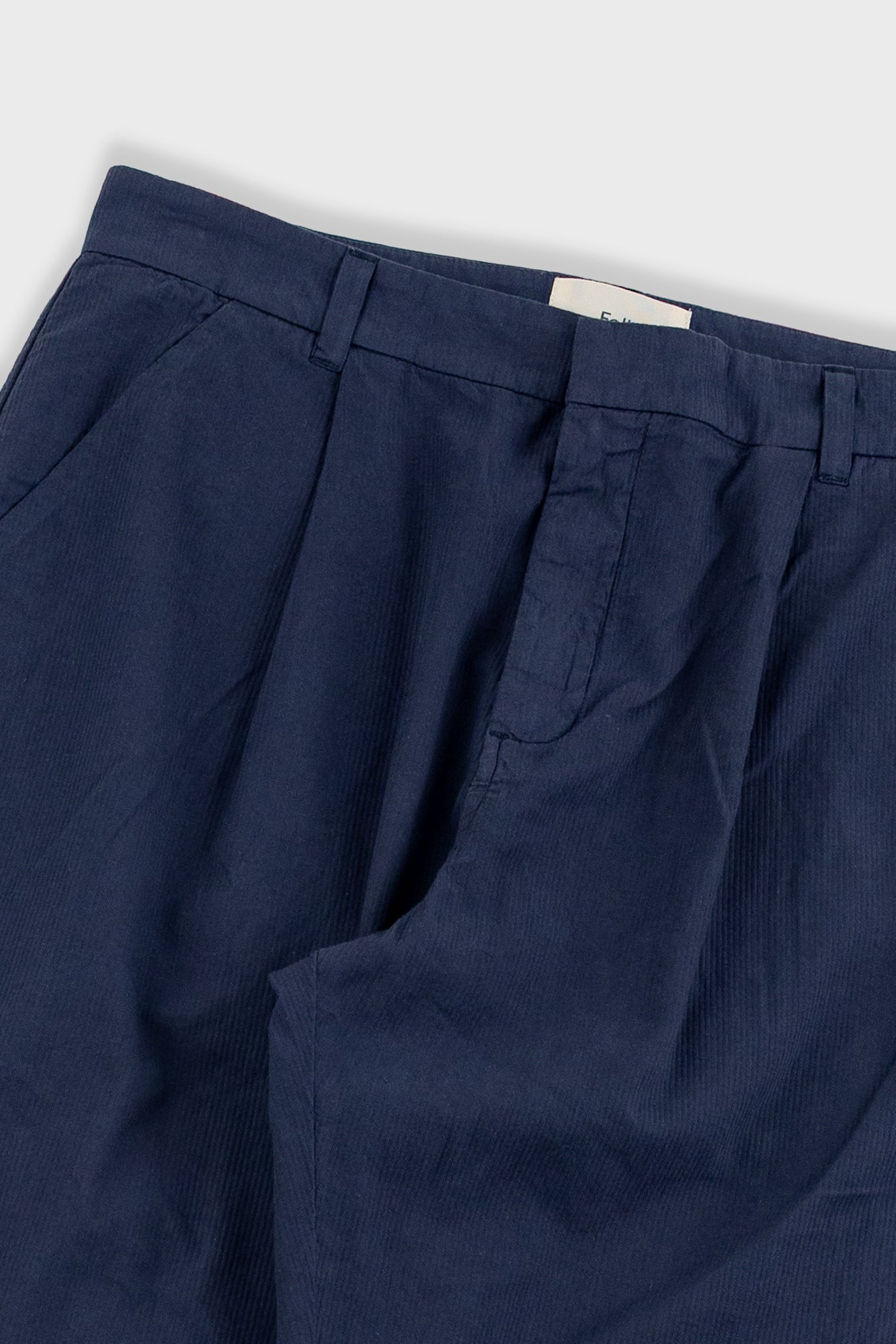 Assembly Suit Trouser - Soft Navy Mini Stripe