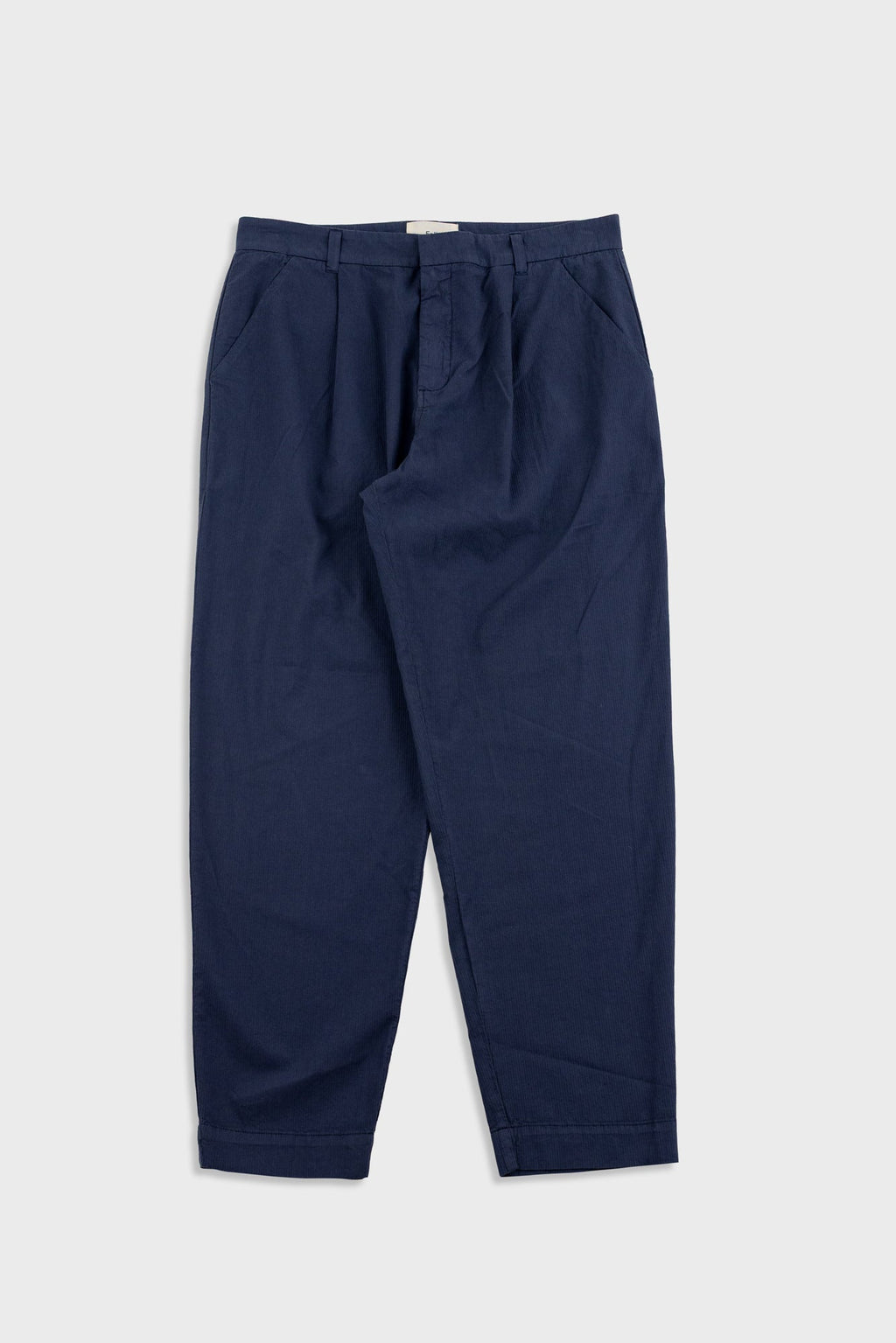 Assembly Suit Trouser - Soft Navy Mini Stripe