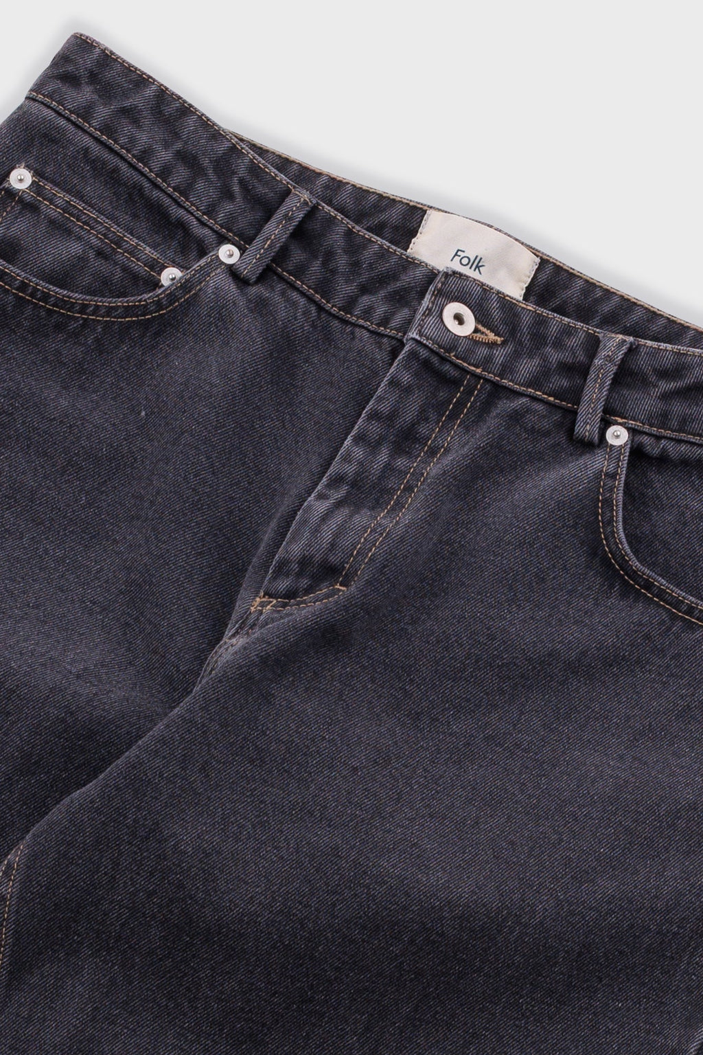 Barrel Leg Jean - Graphite Denim