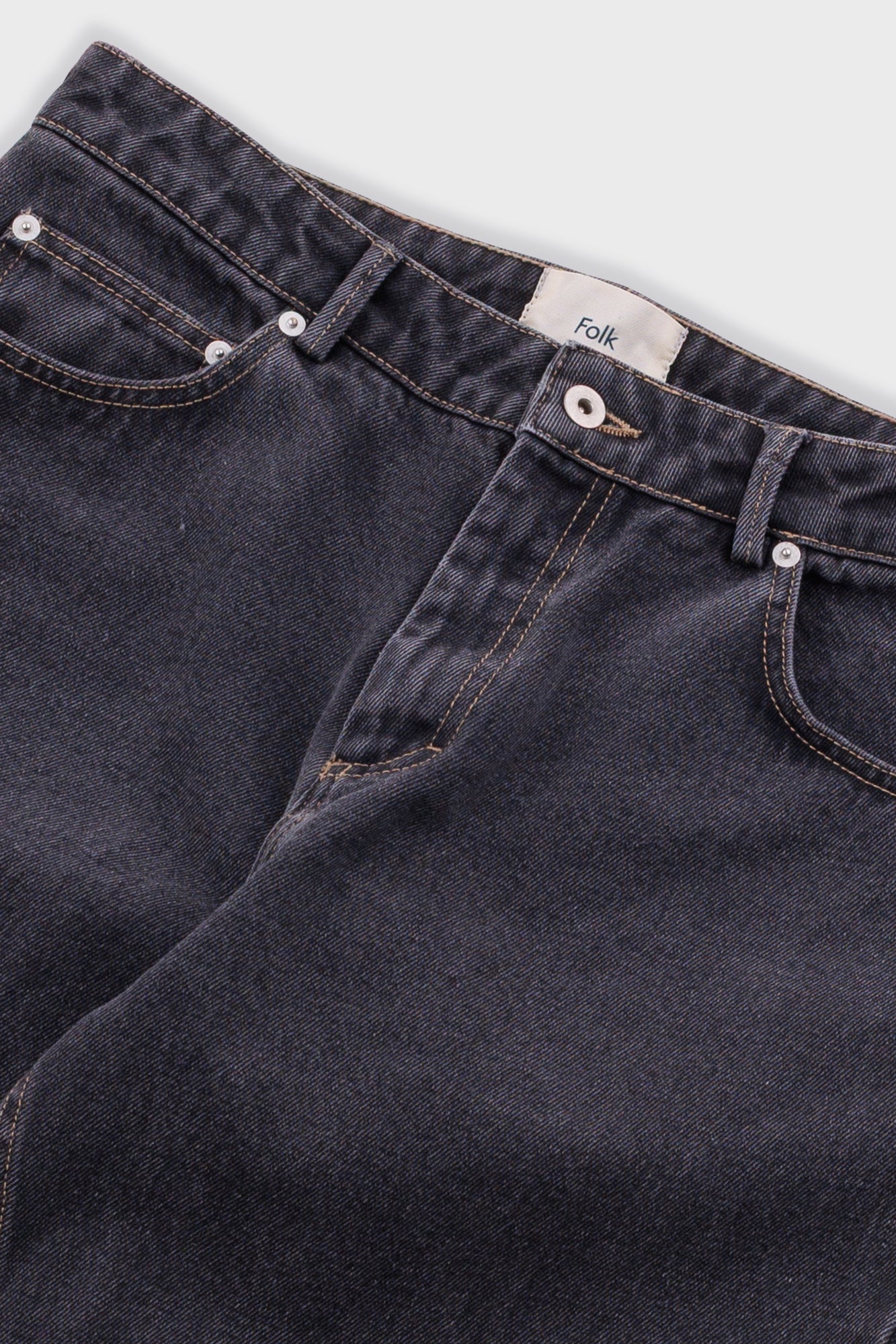 Barrel Leg Jean - Graphite Denim