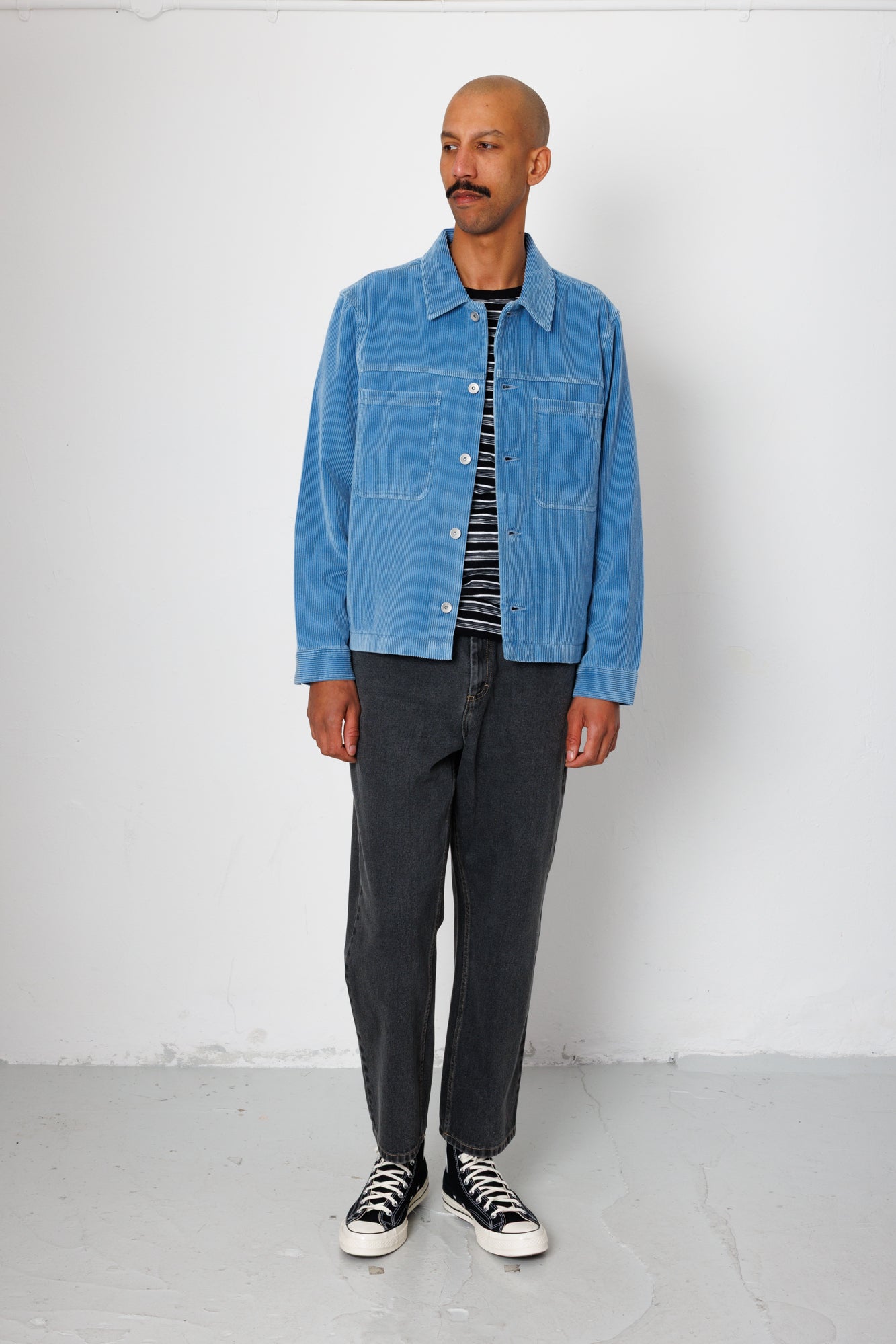 Barrel Leg Jean - Graphite Denim