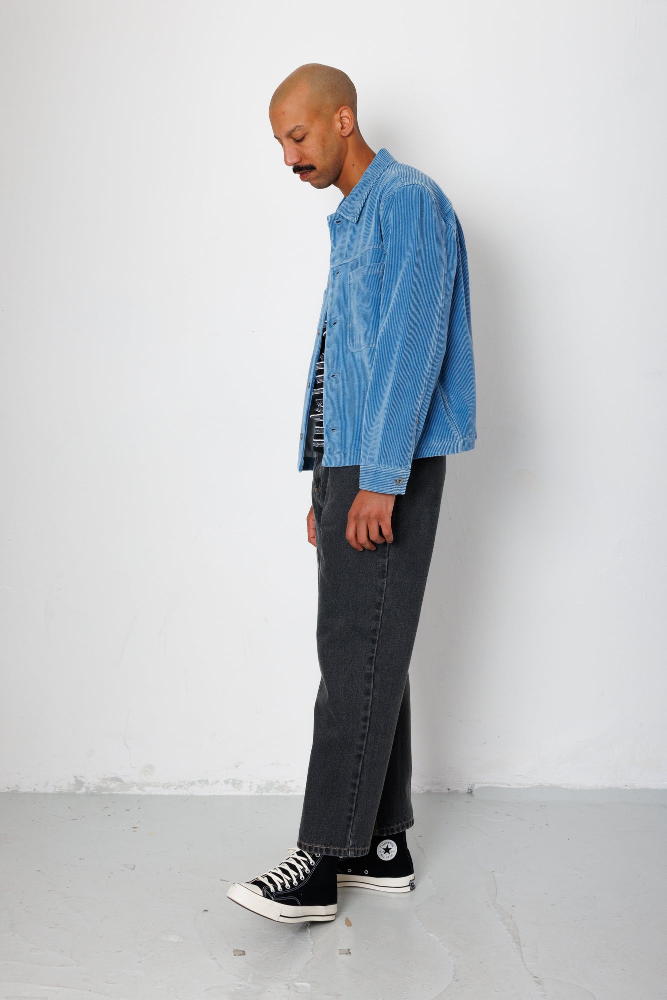 Barrel Leg Jean - Graphite Denim