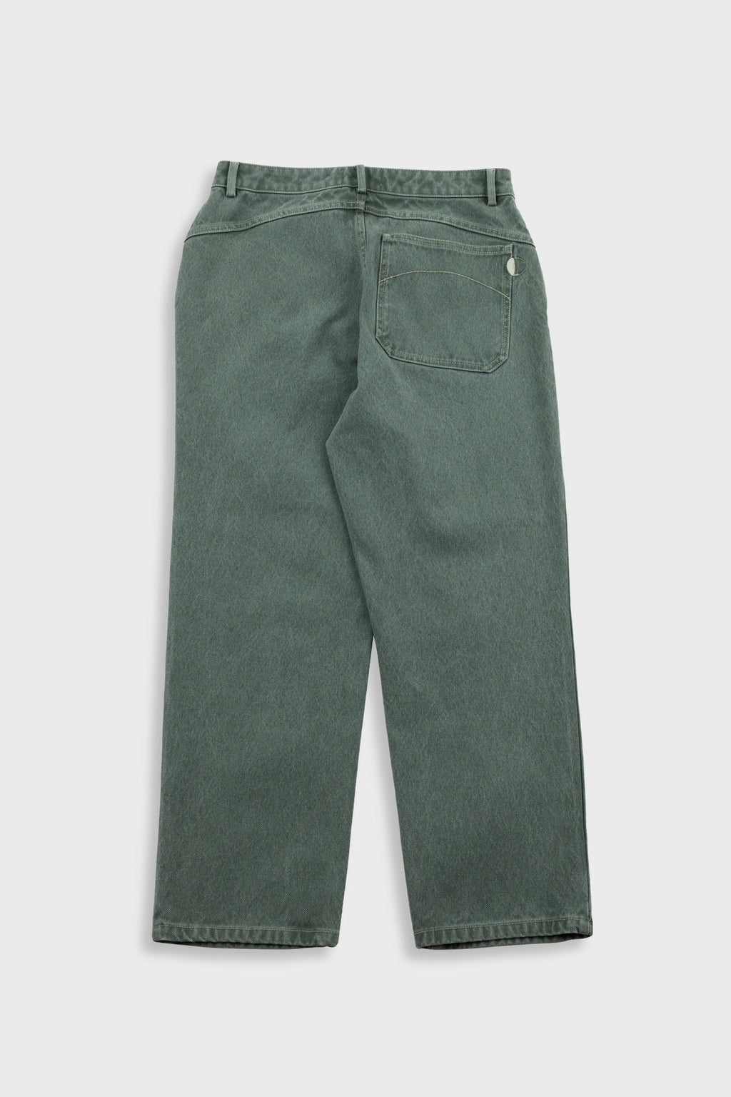 Barrel Leg Jean - Soft Green Canvas