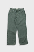 Barrel Leg Jean - Soft Green Canvas
