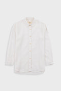 Boyfriend Shirt - White Seersucker