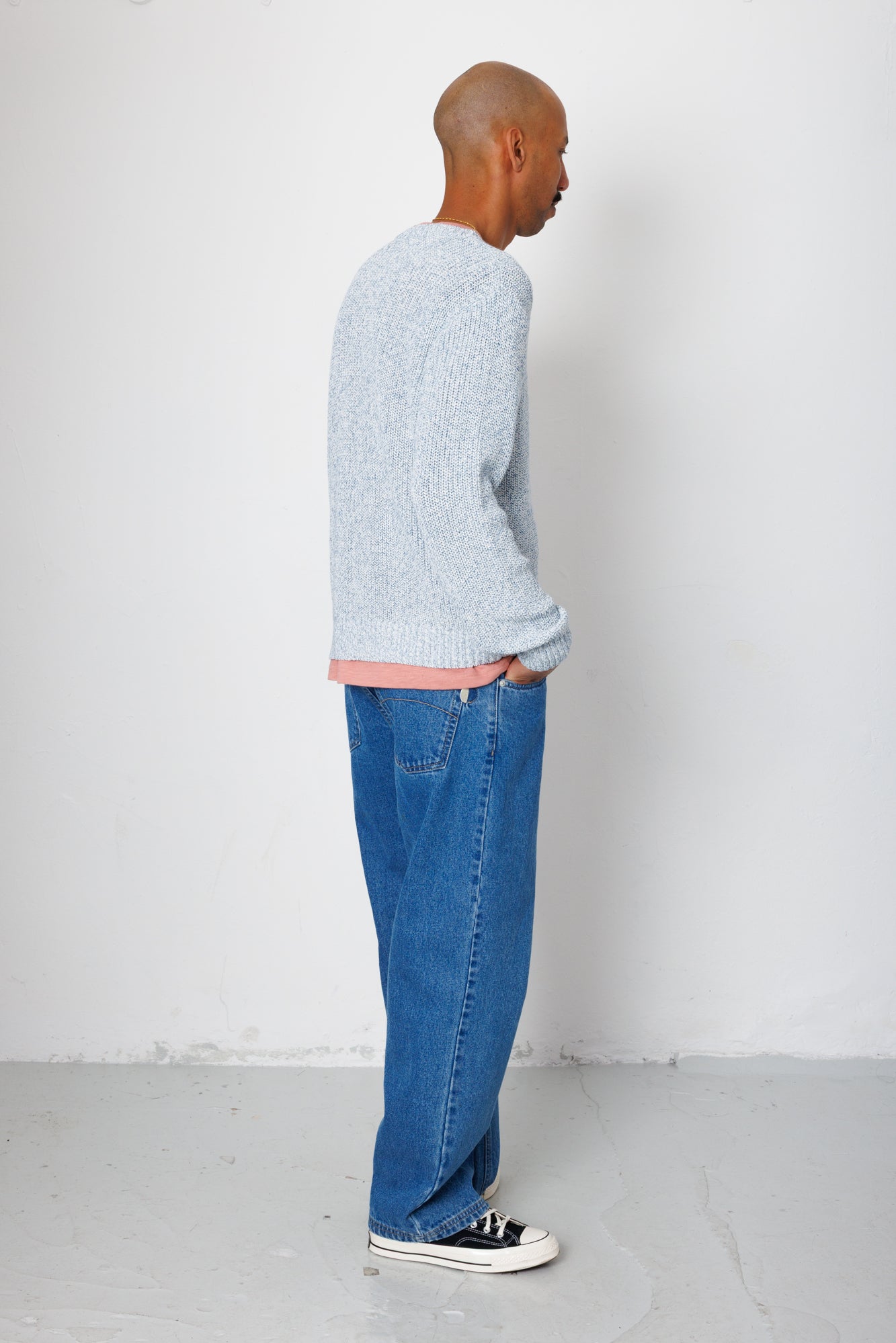 Chain Crew - Melange Light Blue