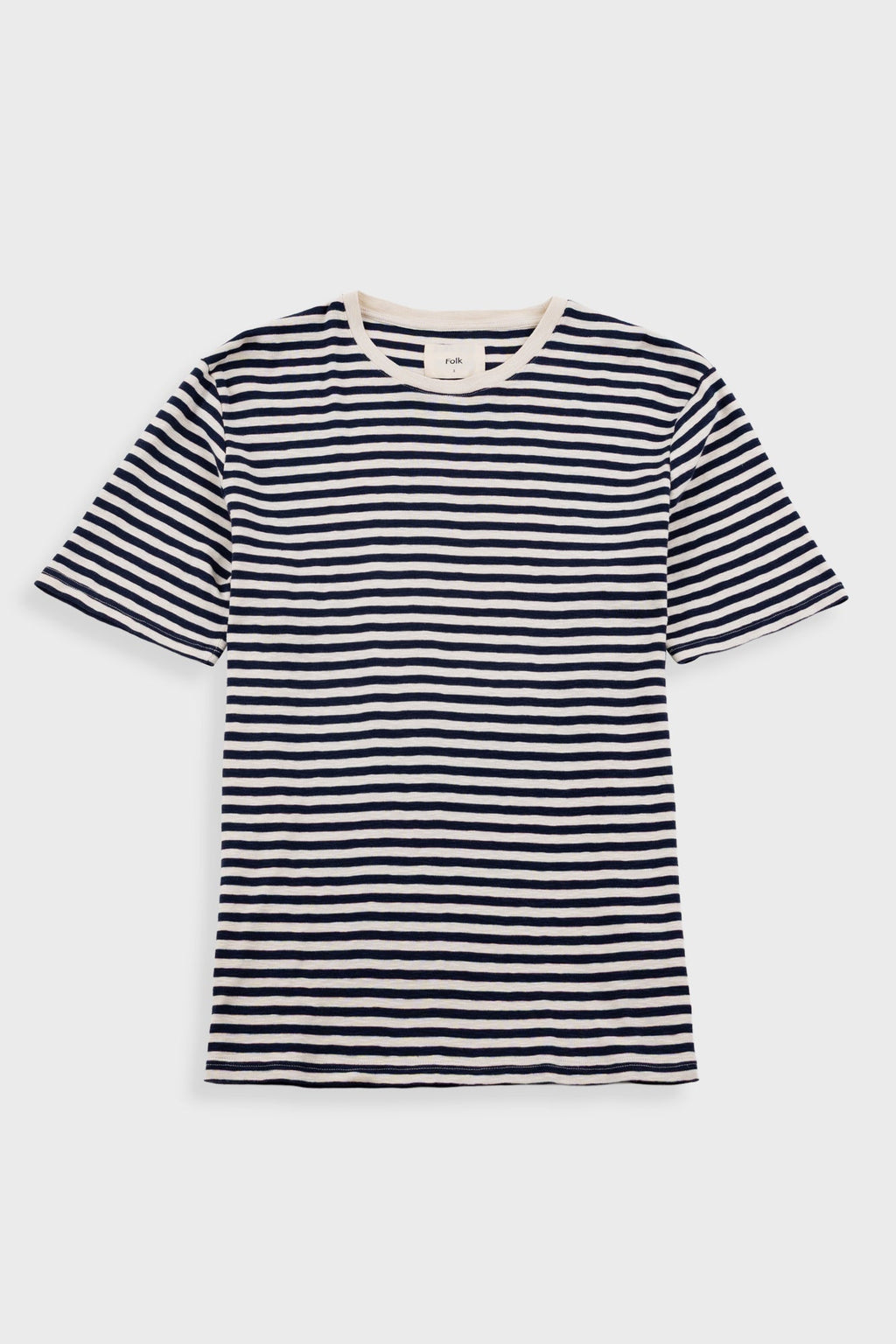 Classic Stripe T-Shirt - Ecru / Navy