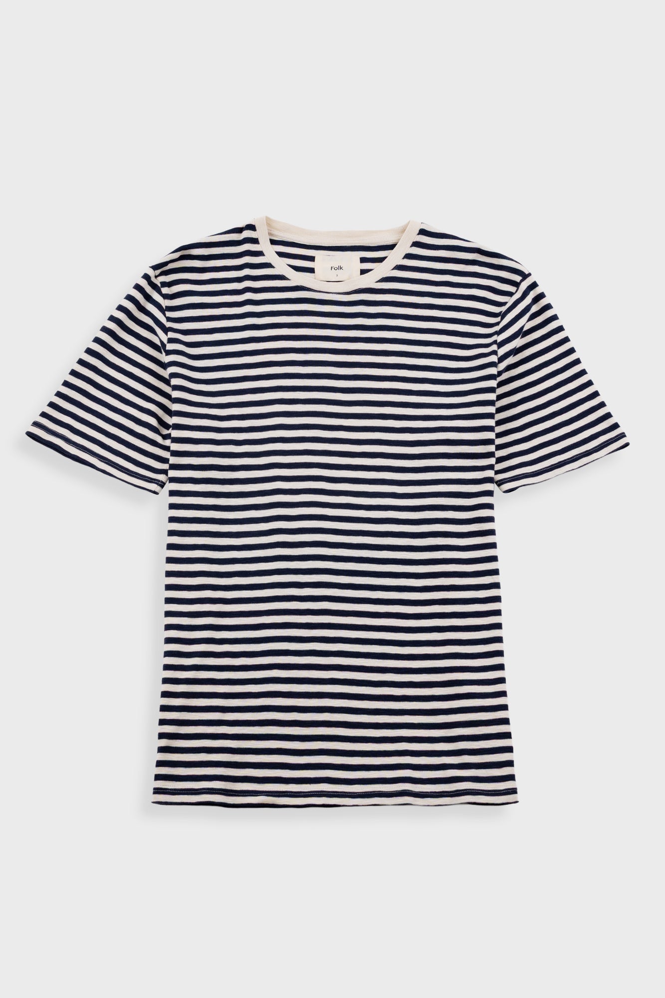 Classic Stripe T-Shirt - Ecru / Navy