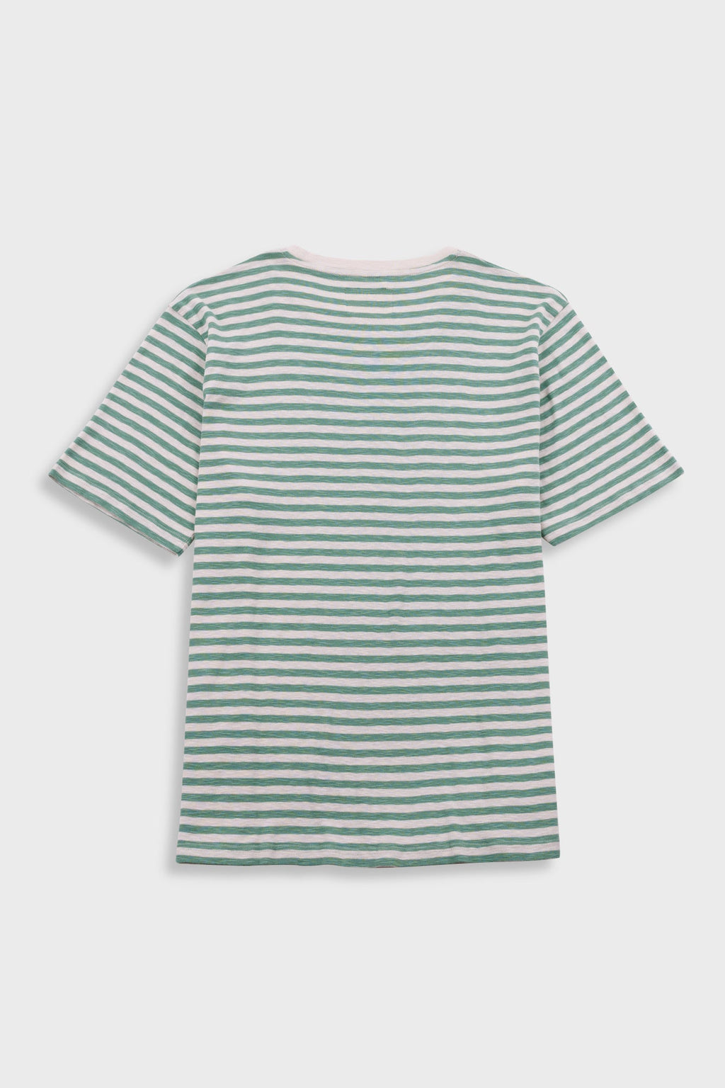 Classic Striped T-Shirt - Soft Green / Ecru