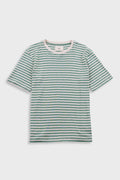 Classic Striped T-Shirt - Soft Green / Ecru