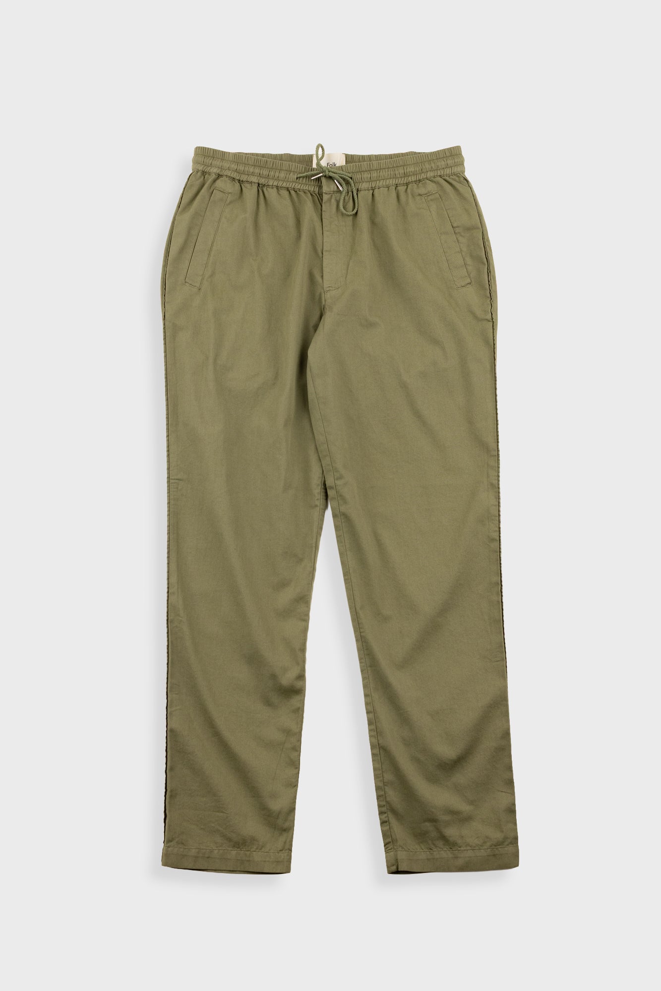 Drawcord Trousers - Olive