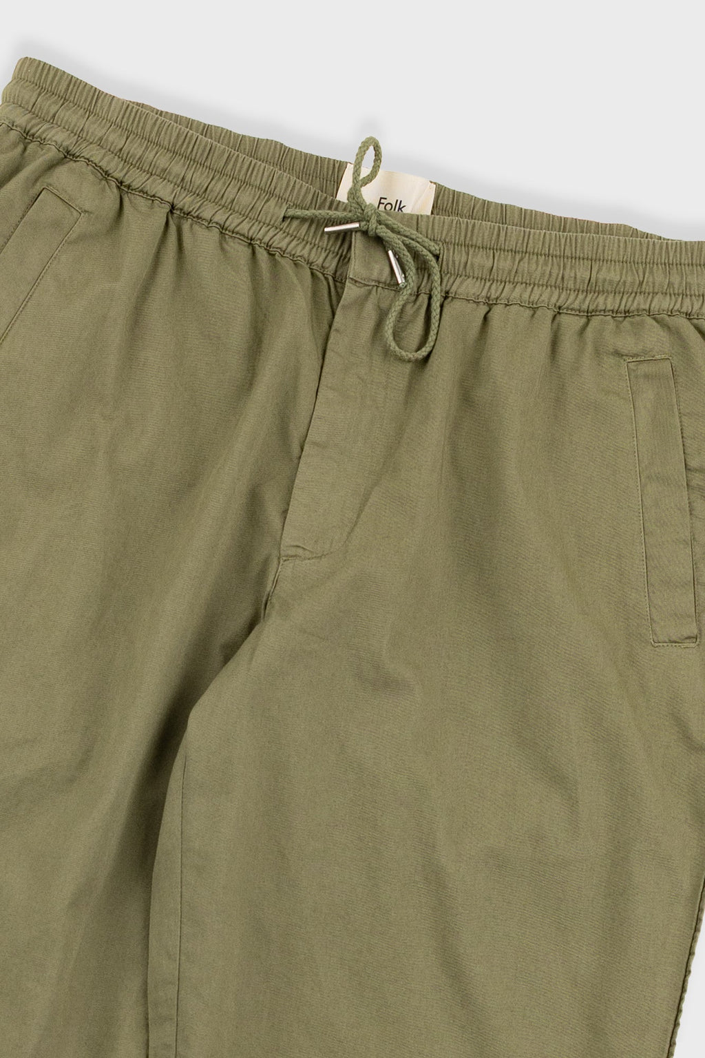 Drawcord Trousers - Olive