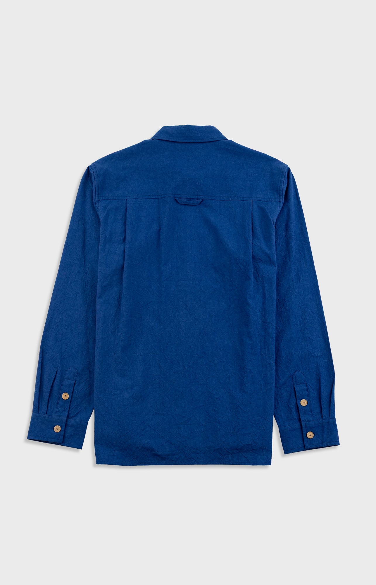 Easy Fit Shirt - Blue Crinkle
