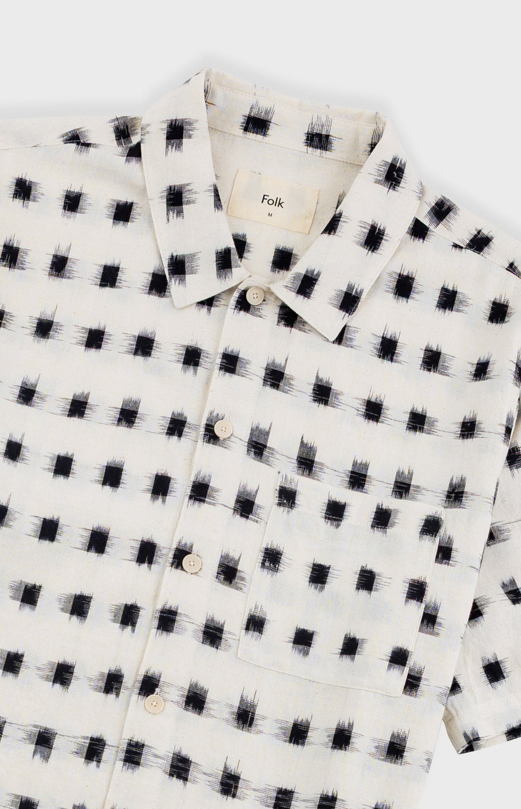 Gabe Shirt - Black Window Ikat | Folk x Goss Brothers