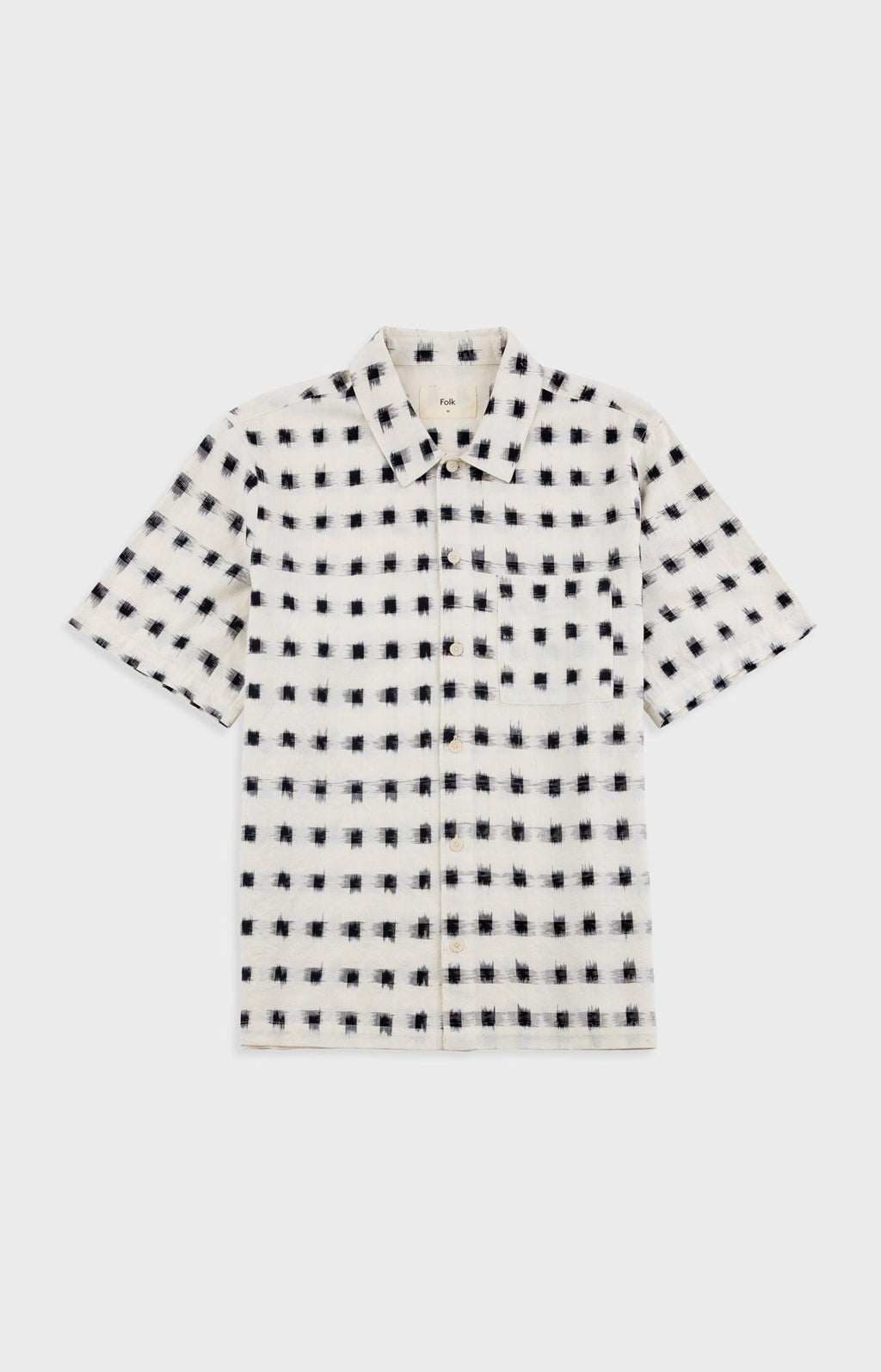 Gabe Shirt - Black Window Ikat | Folk x Goss Brothers