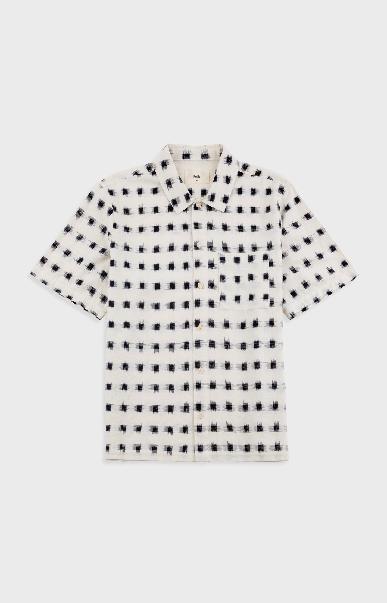 Gabe Shirt - Black Window Ikat | Folk x Goss Brothers