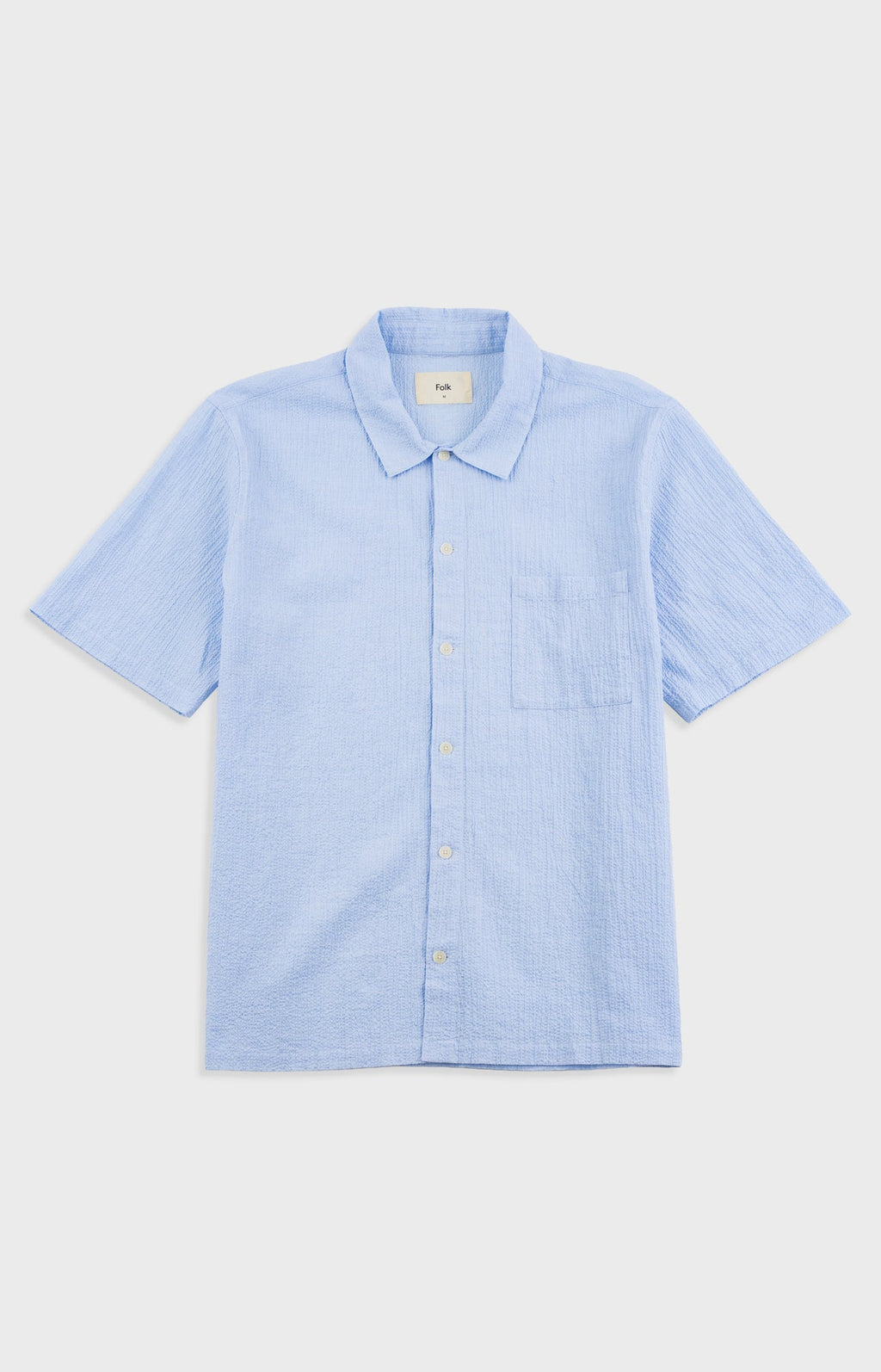 Gabe Shirt - Light Blue Textured