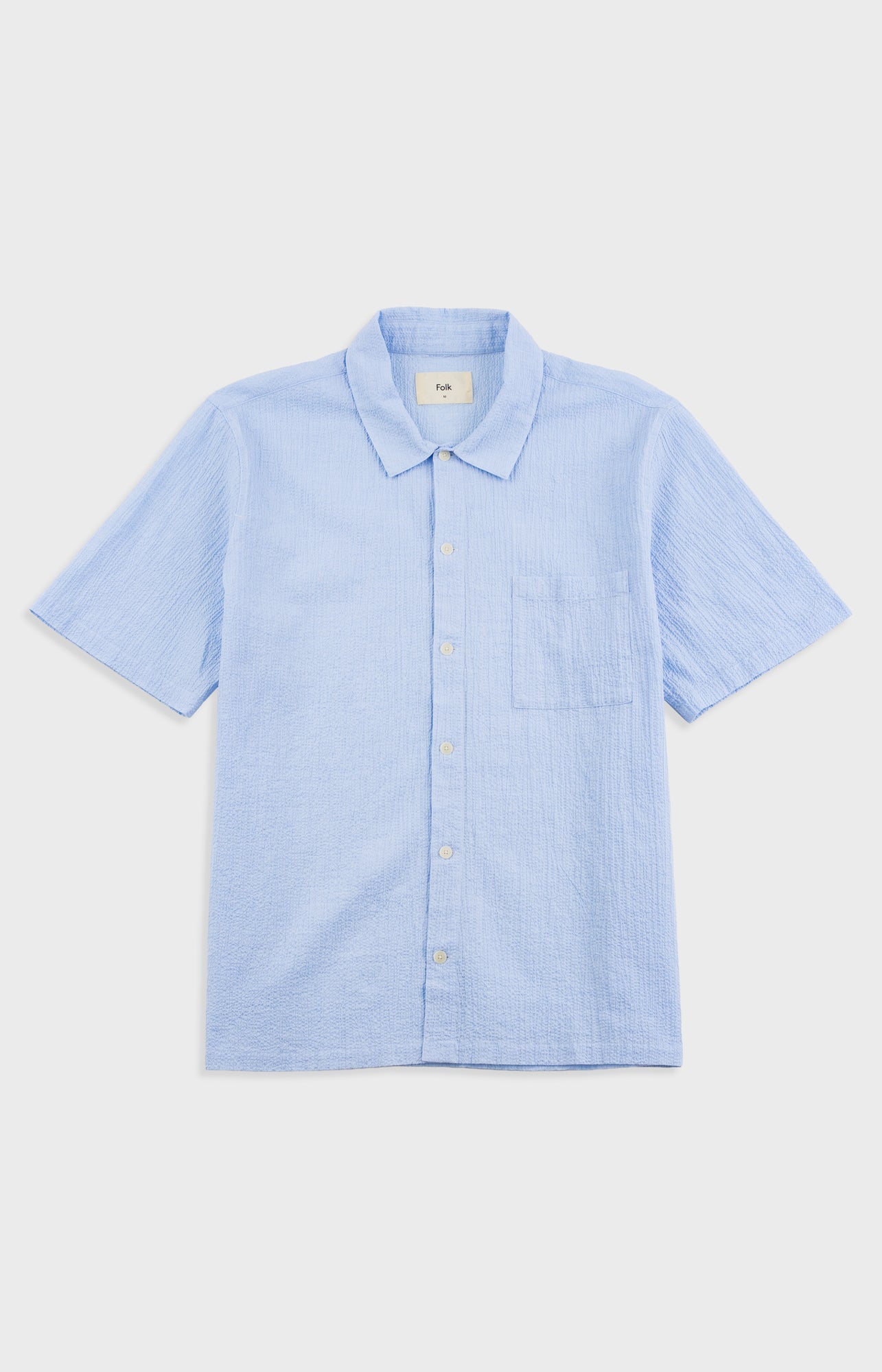 Gabe Shirt - Light Blue Textured