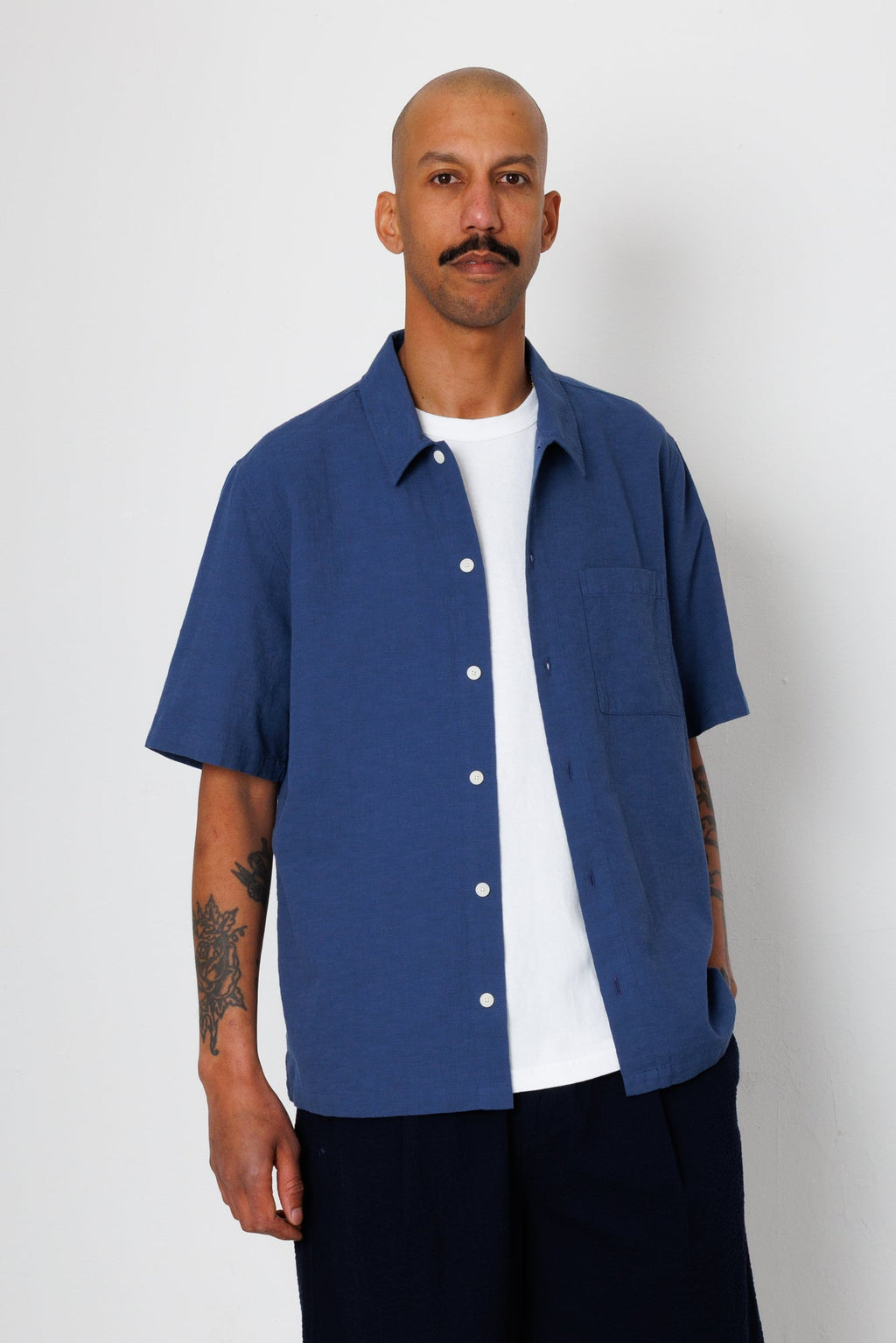 Gabe Shirt - Soft Navy