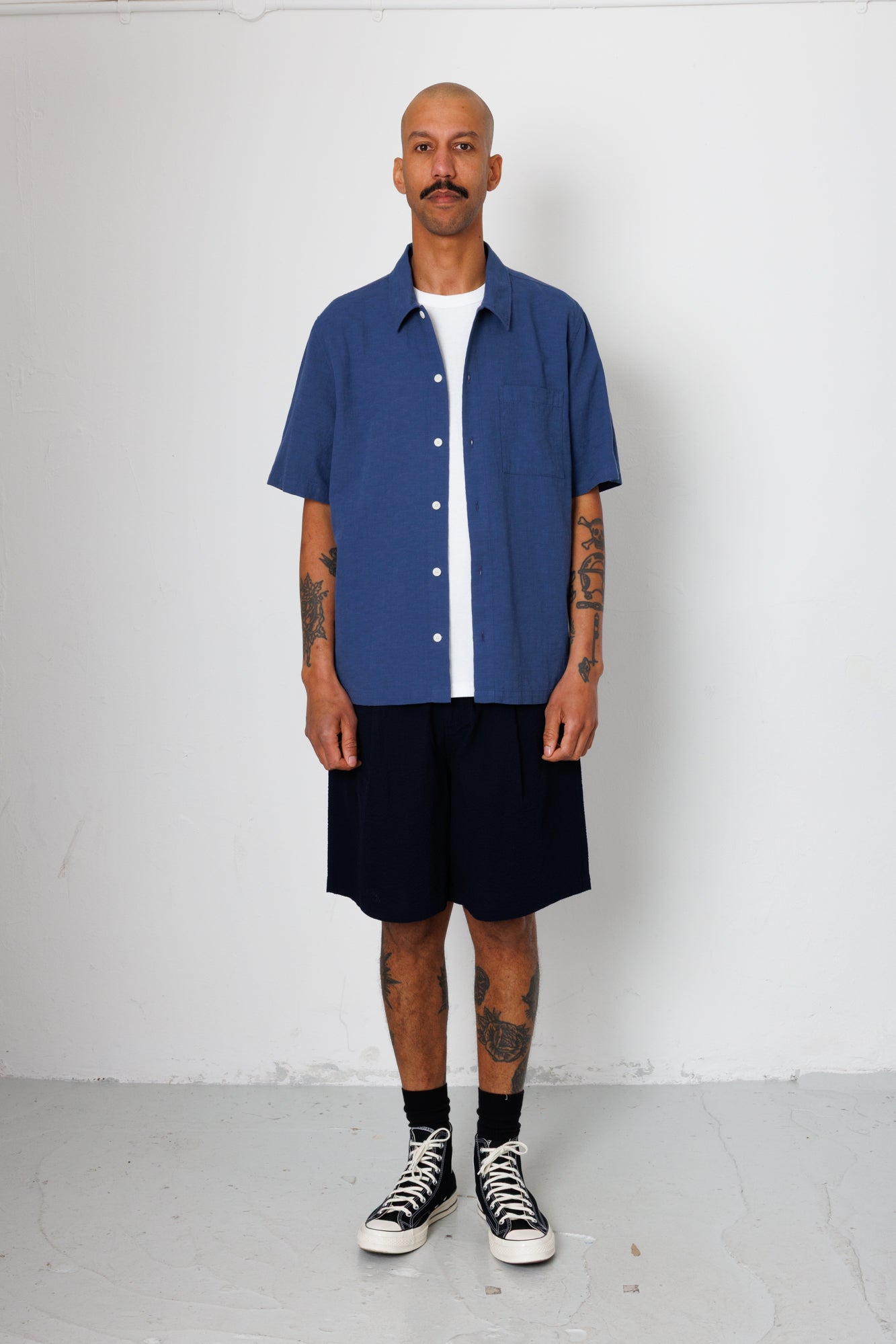 Gabe Shirt - Soft Navy