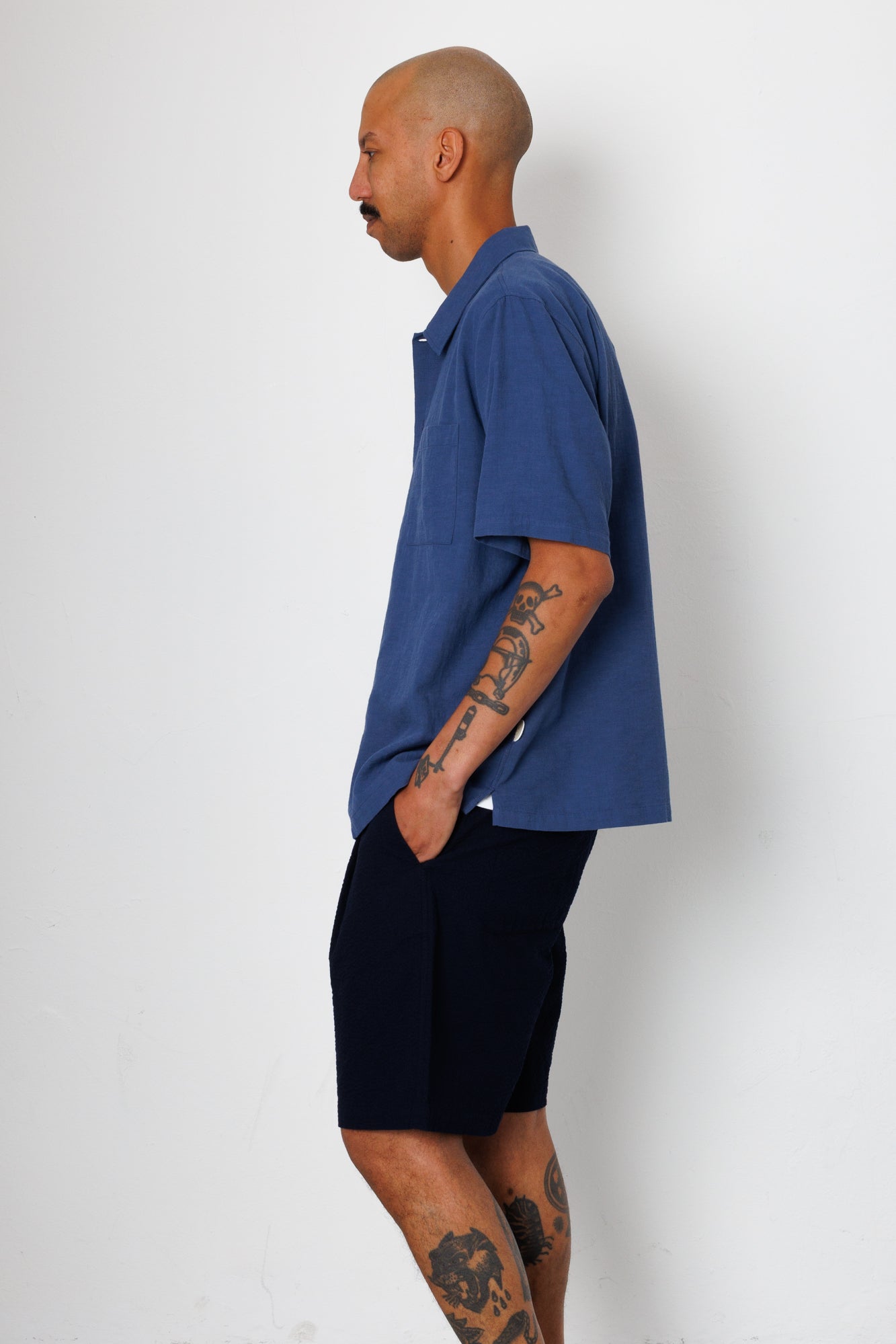 Gabe Shirt - Soft Navy