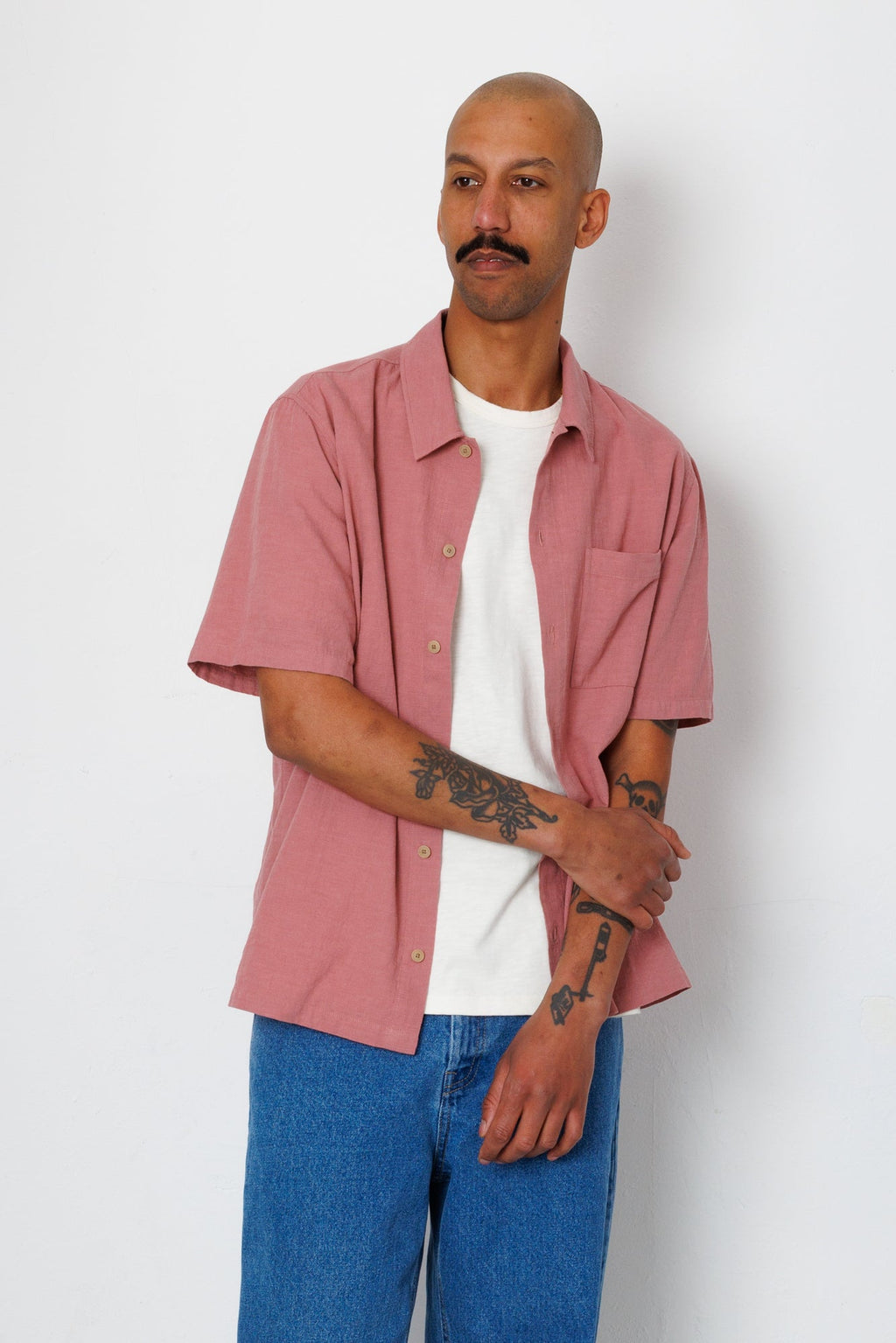 Gabe Shirt - Dusty Pink