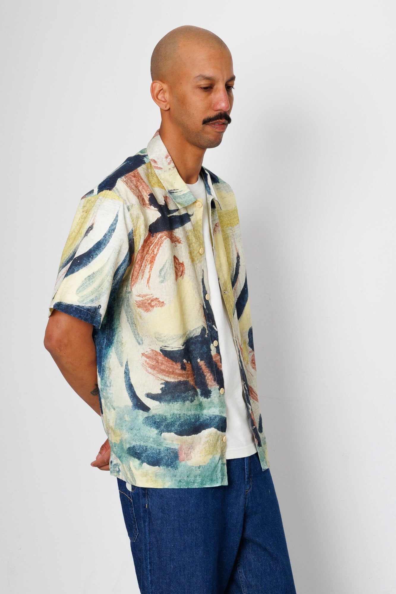 Gabe Shirt - Paradiso Print | Folk x Goss Brothers