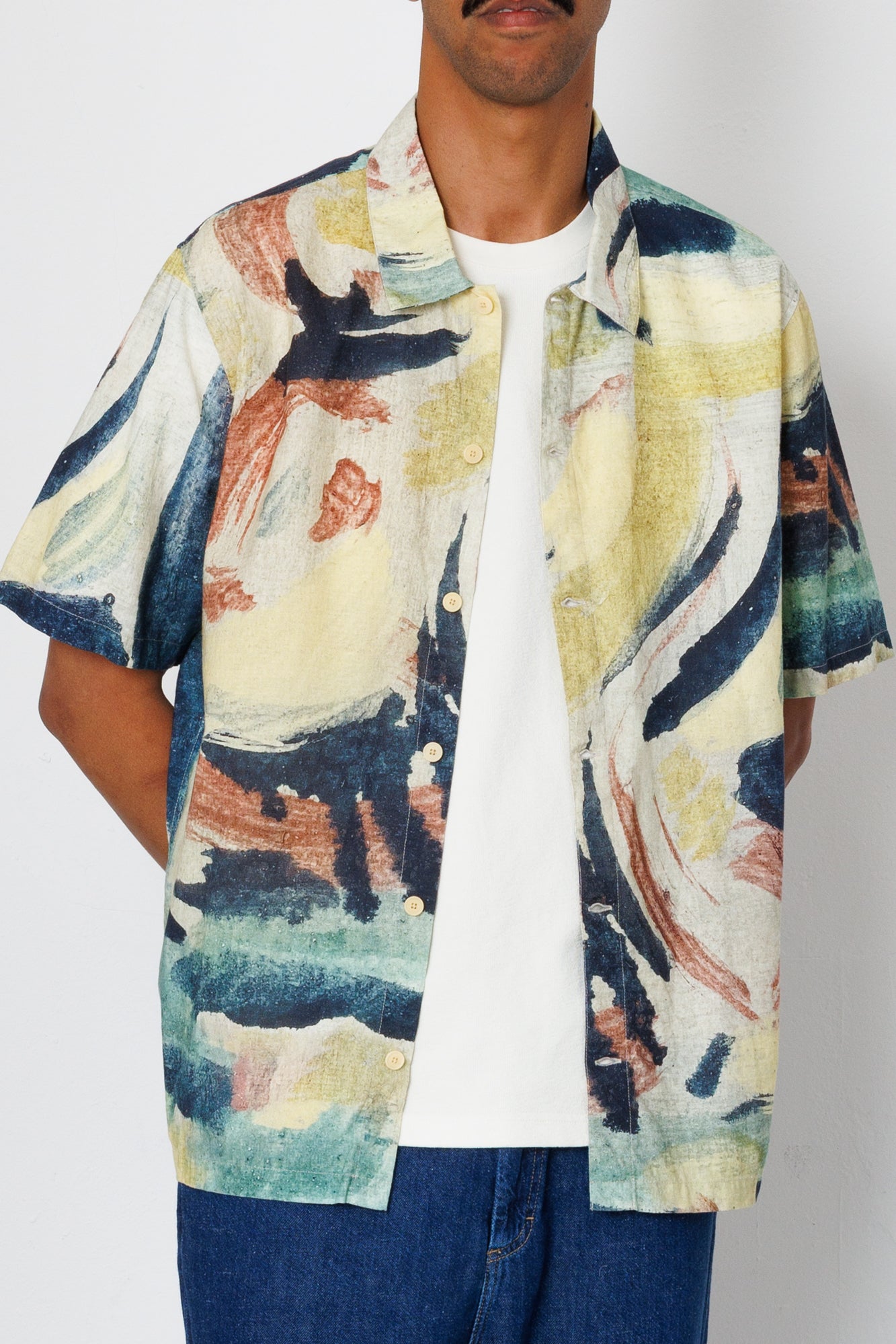 Gabe Shirt - Paradiso Print | Folk x Goss Brothers