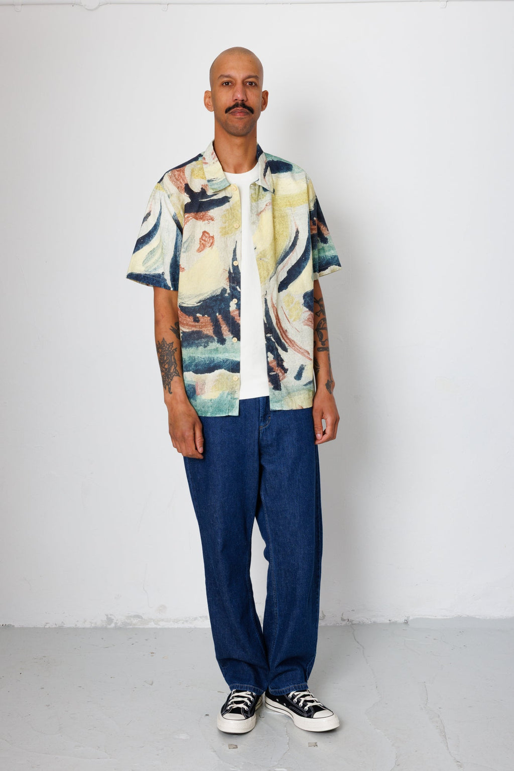 Gabe Shirt - Paradiso Print | Folk x Goss Brothers