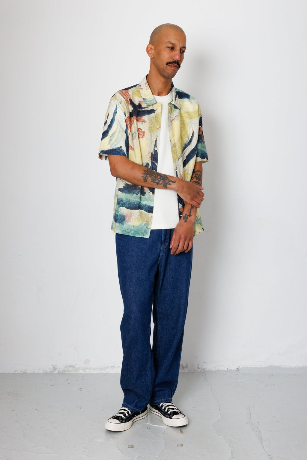 Gabe Shirt - Paradiso Print | Folk x Goss Brothers