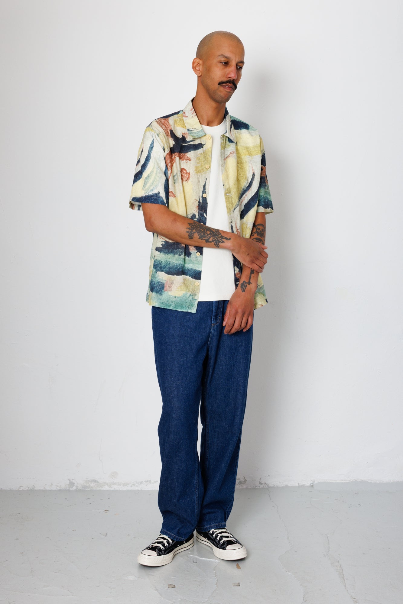 Gabe Shirt - Paradiso Print | Folk x Goss Brothers
