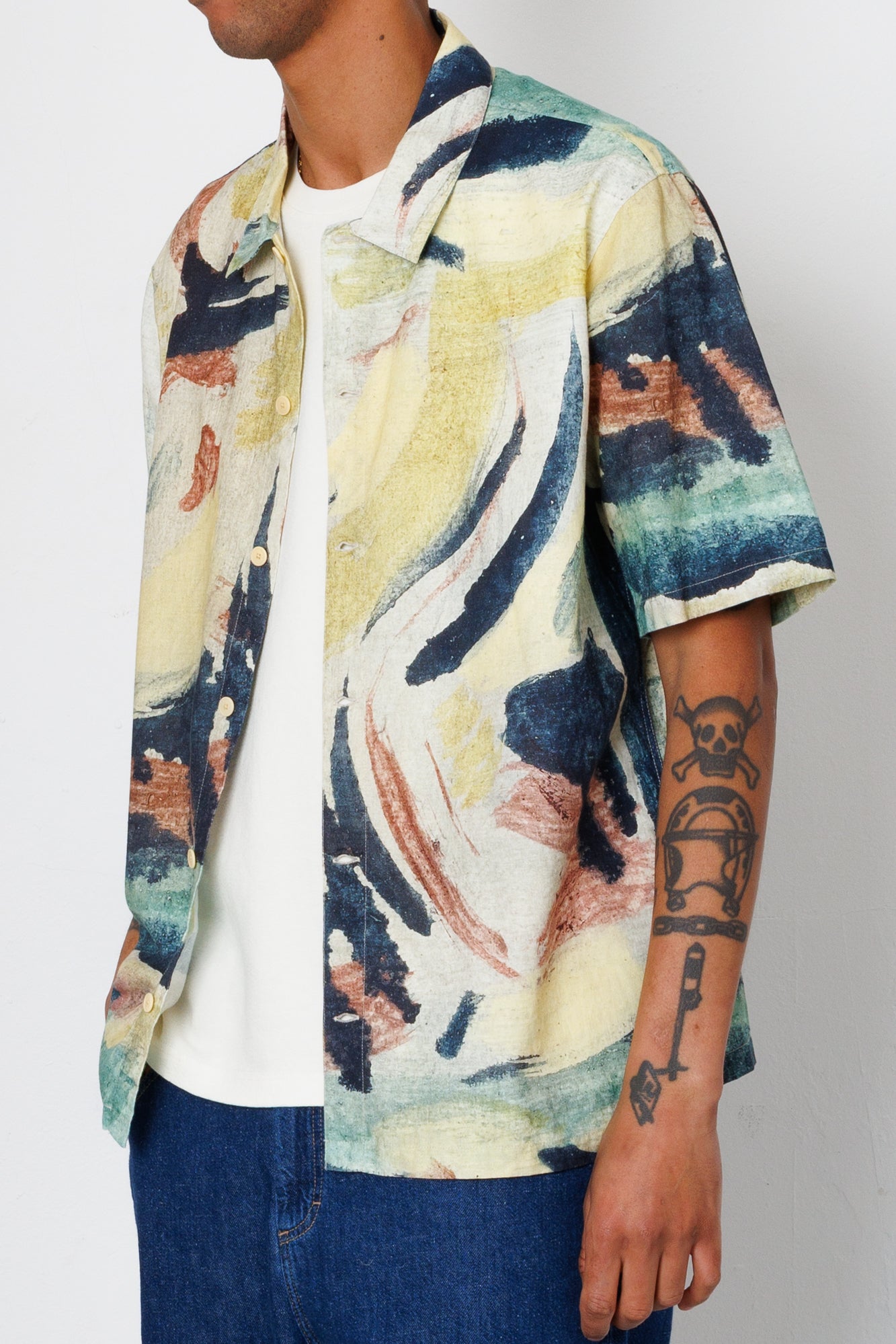 Gabe Shirt - Paradiso Print | Folk x Goss Brothers