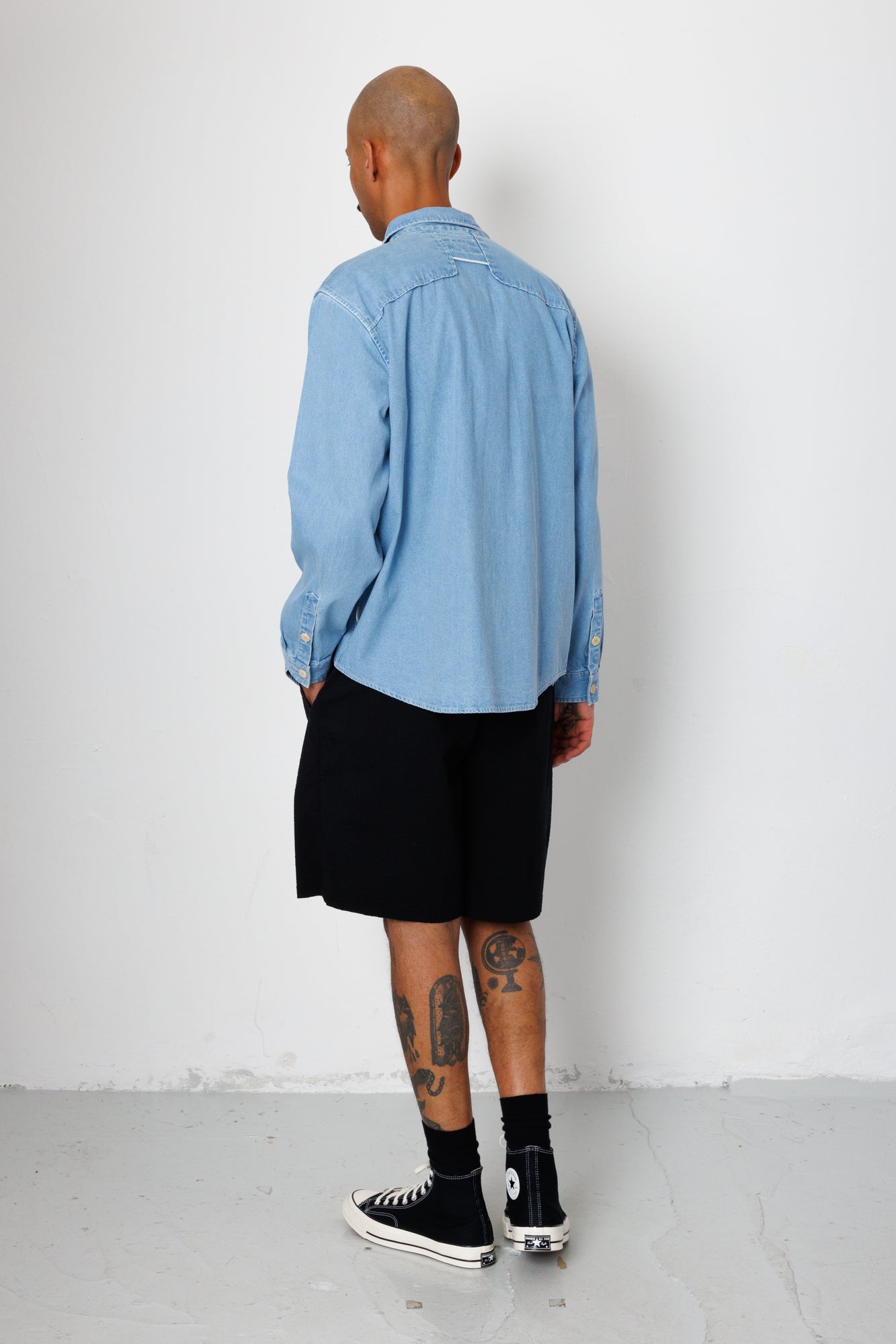 Loop Shirt - Bleached Denim
