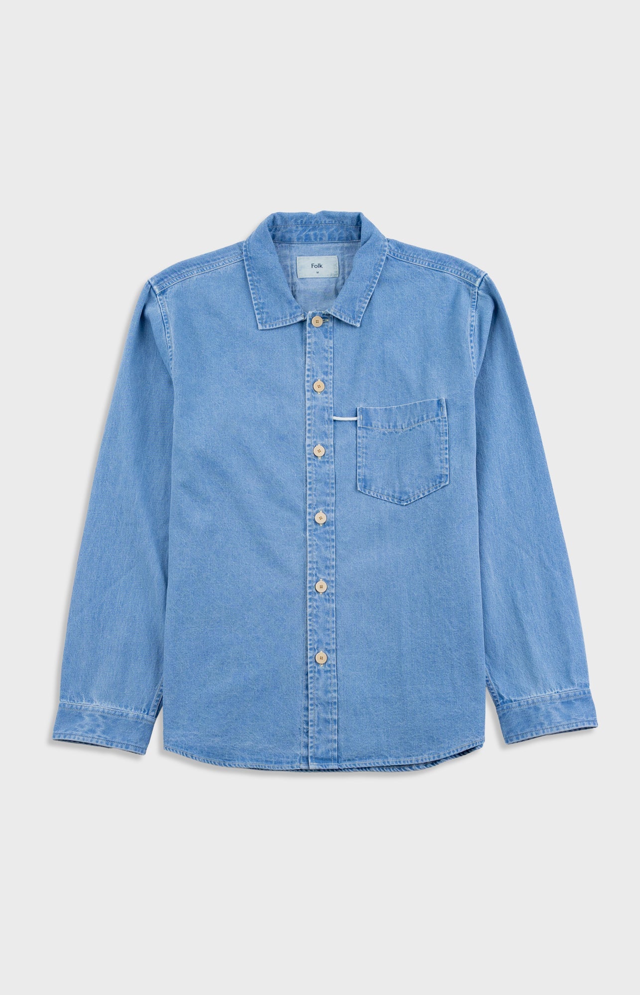 Loop Shirt - Bleached Denim