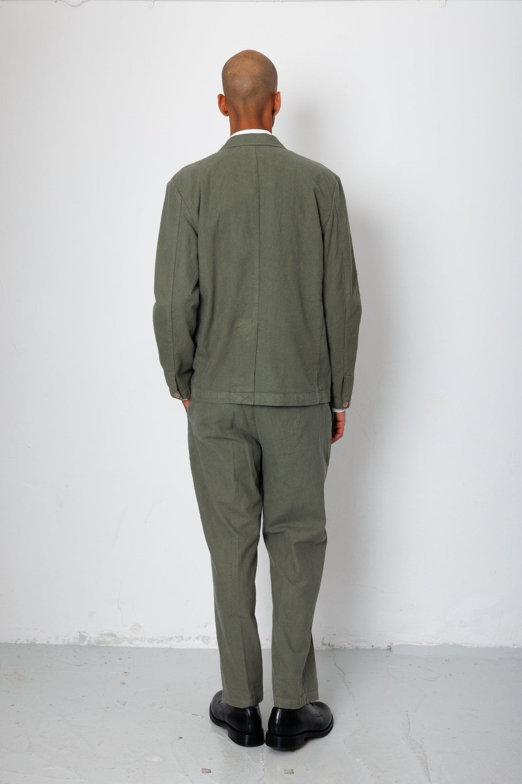 Lunar Suit Trouser - Dark Sage