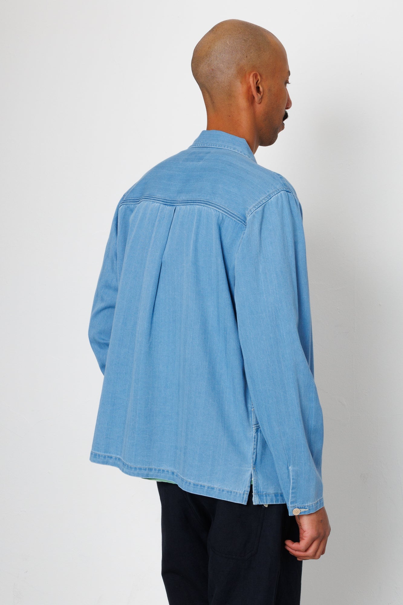 Meyer Shirt Jacket - Herringbone Denim