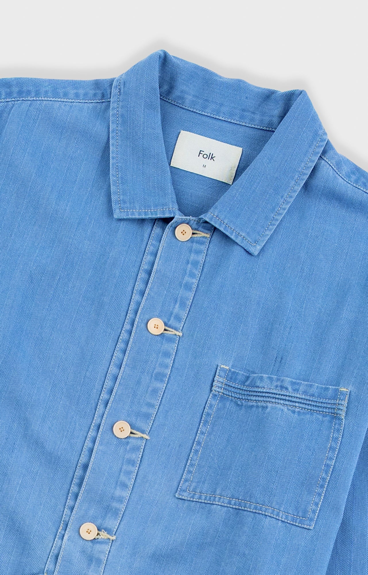 Meyer Shirt Jacket - Herringbone Denim