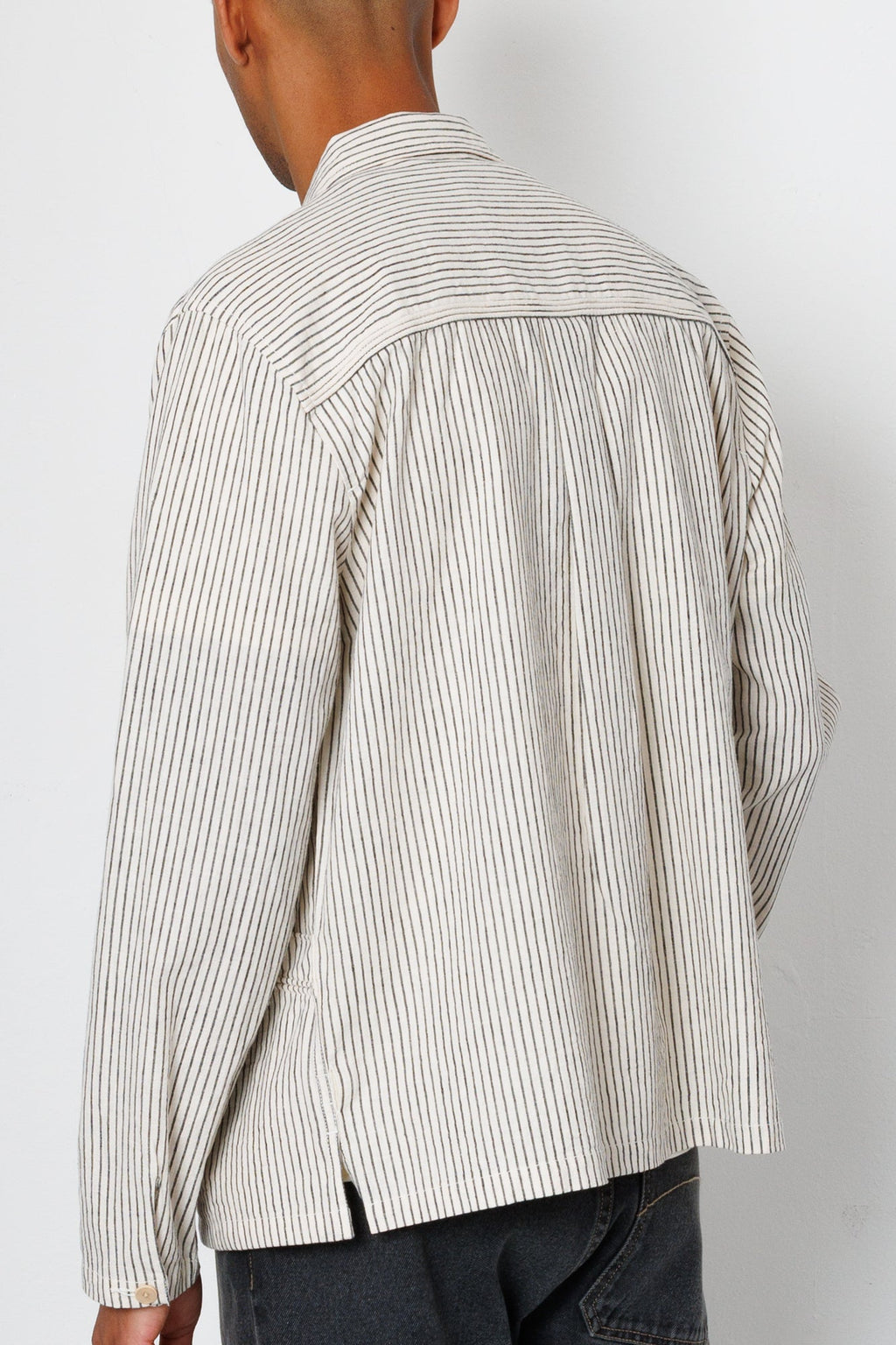 Meyer Shirt Jacket - Monochrome Stripe