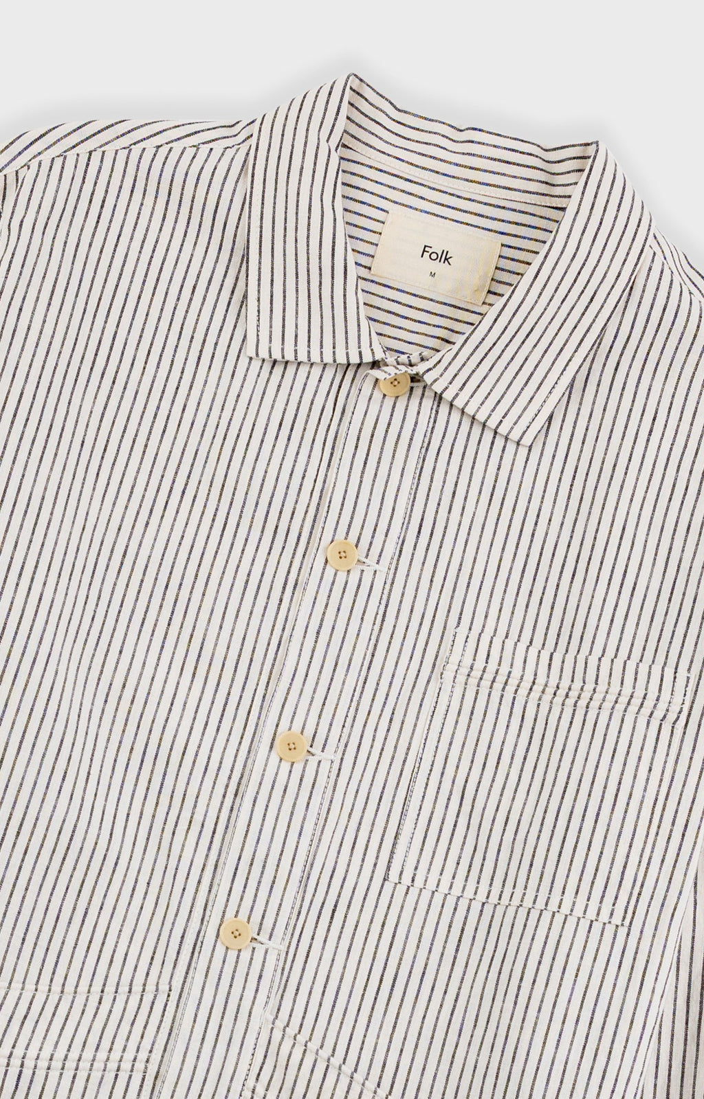 Meyer Shirt Jacket - Monochrome Stripe