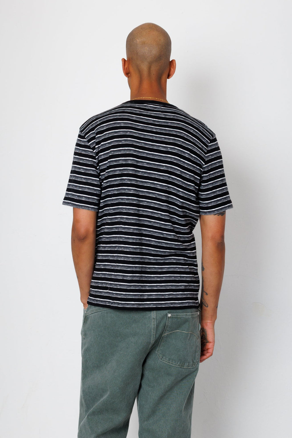 Multistripe T-Shirt - Black Comet Stripe
