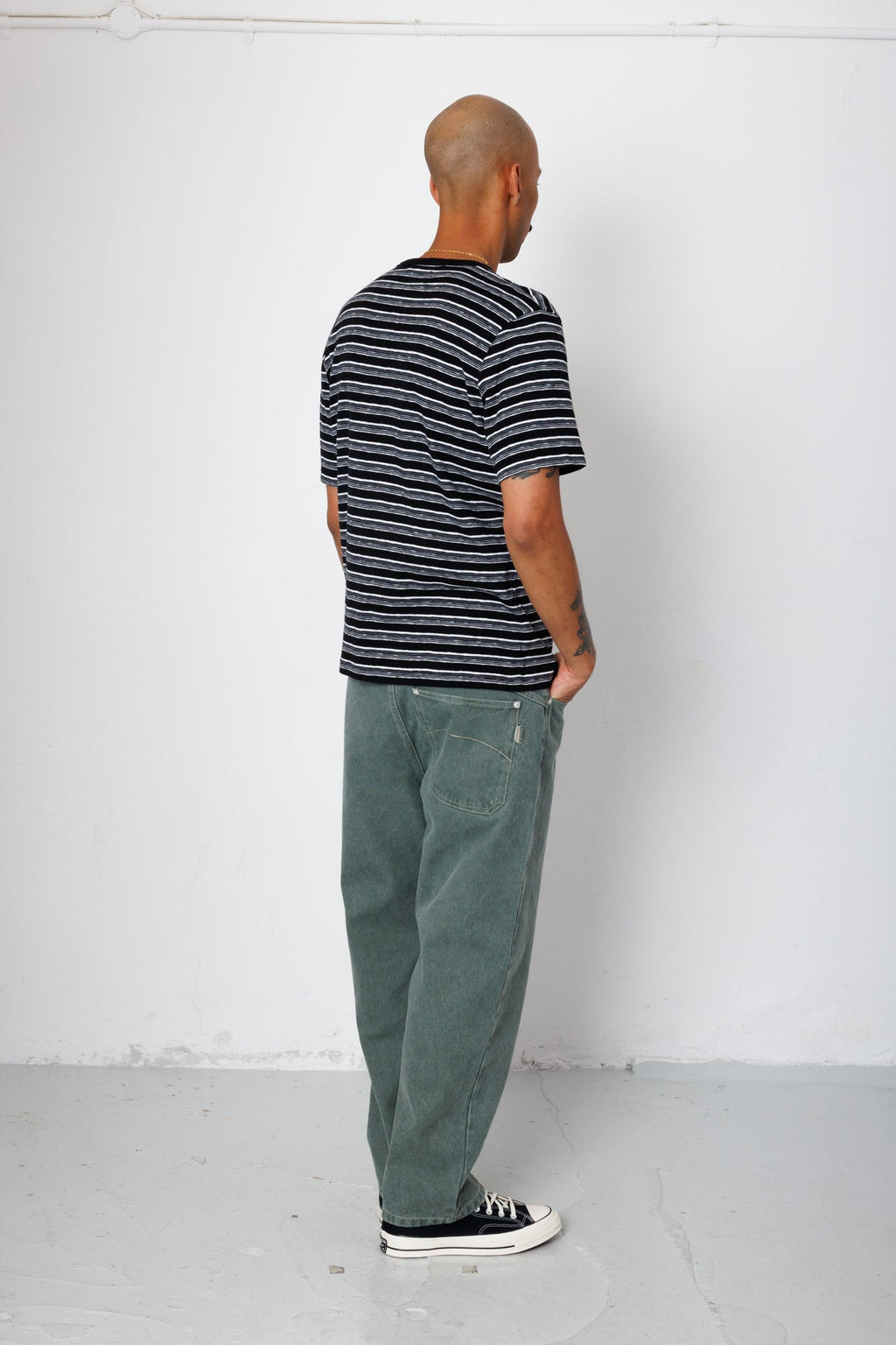 Multistripe T-Shirt - Black Comet Stripe