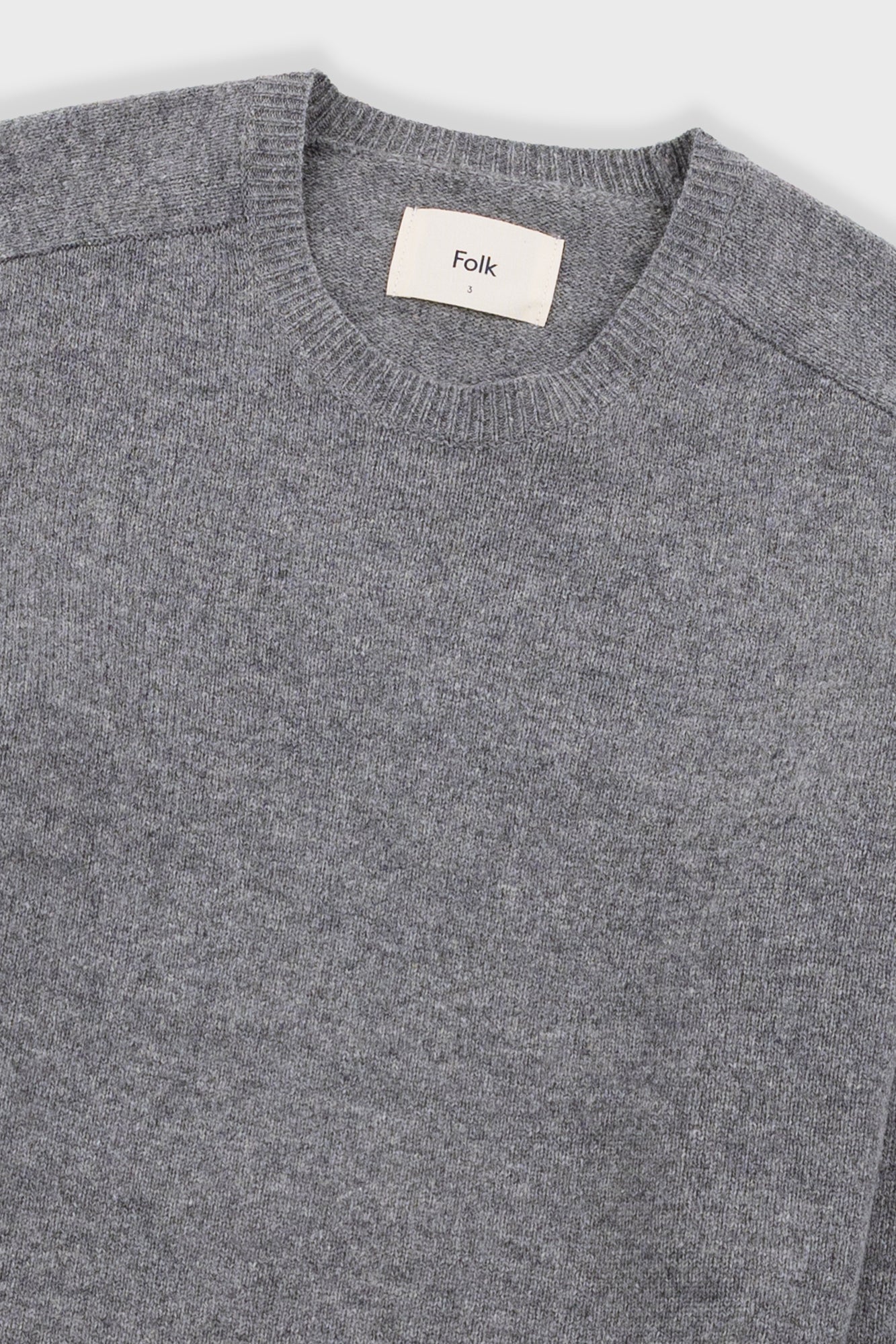 Patrice Crew - Grey Melange