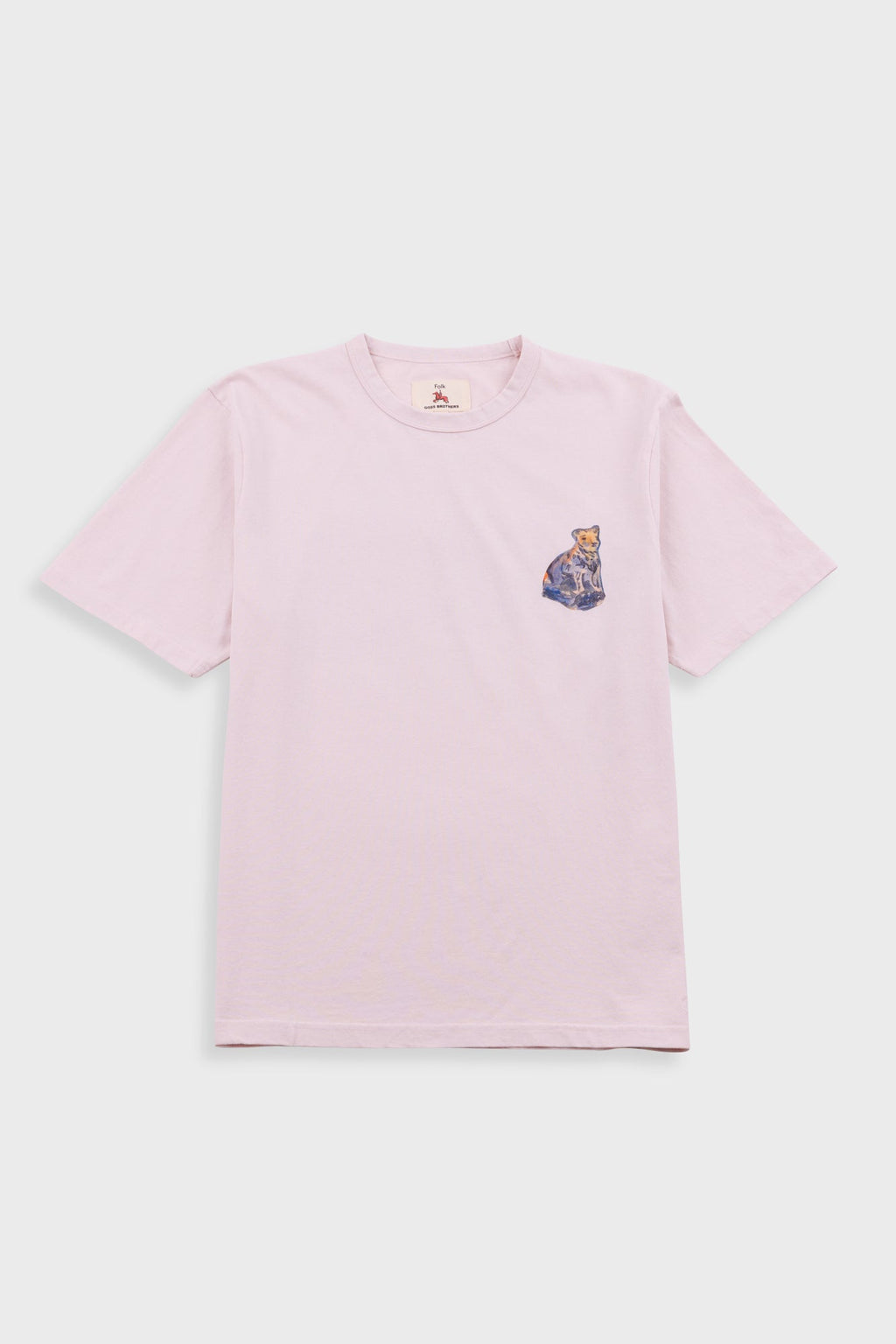 Relaxed T-Shirt - Light Pink Jungle Cat | Folk x Goss Brothers