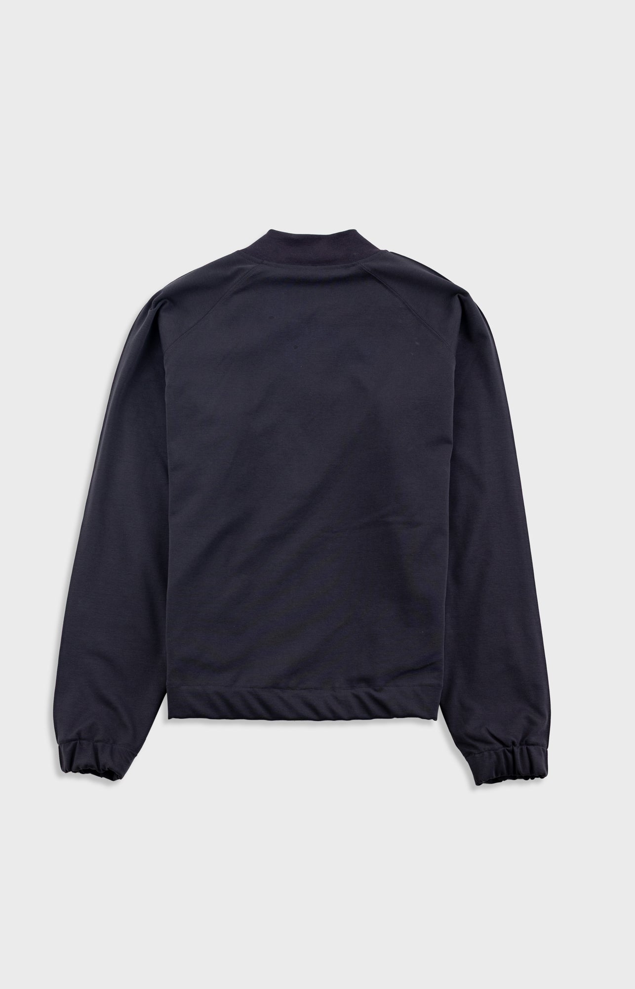 Pintuck Jersey Bomber - Charcoal