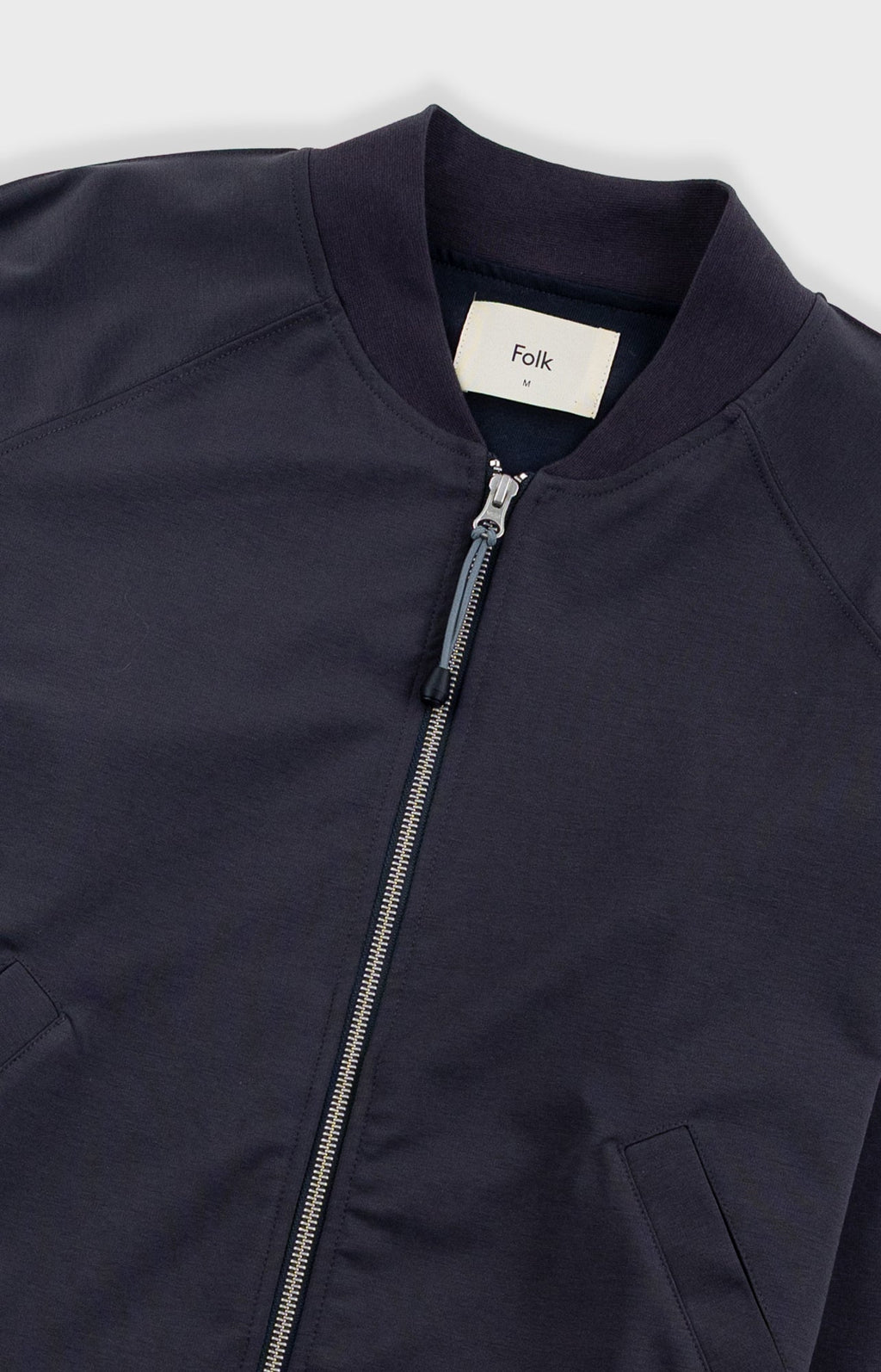 Pintuck Jersey Bomber - Charcoal