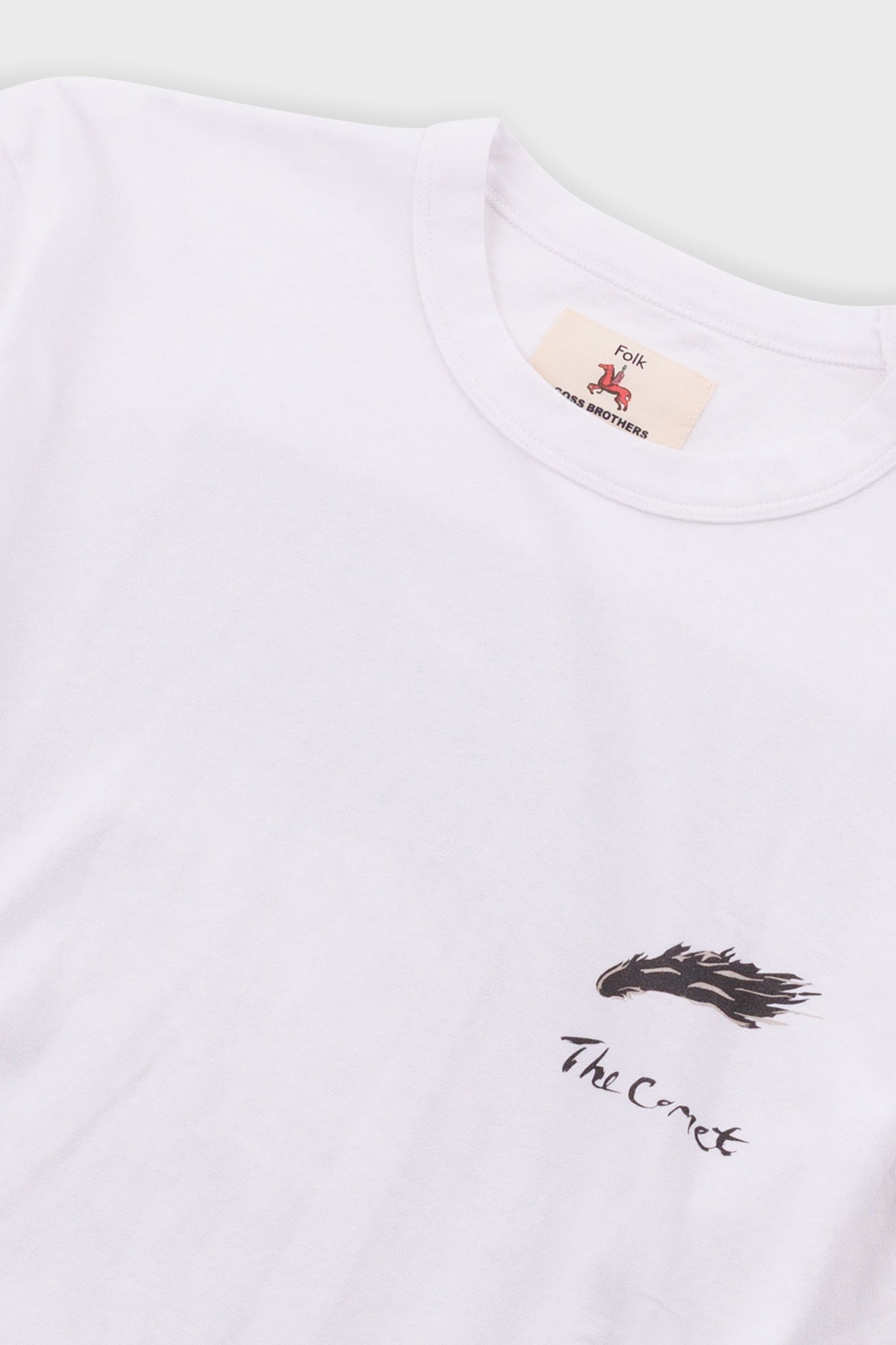 Relaxed T-Shirt - White Comet | Folk x Goss Brothers