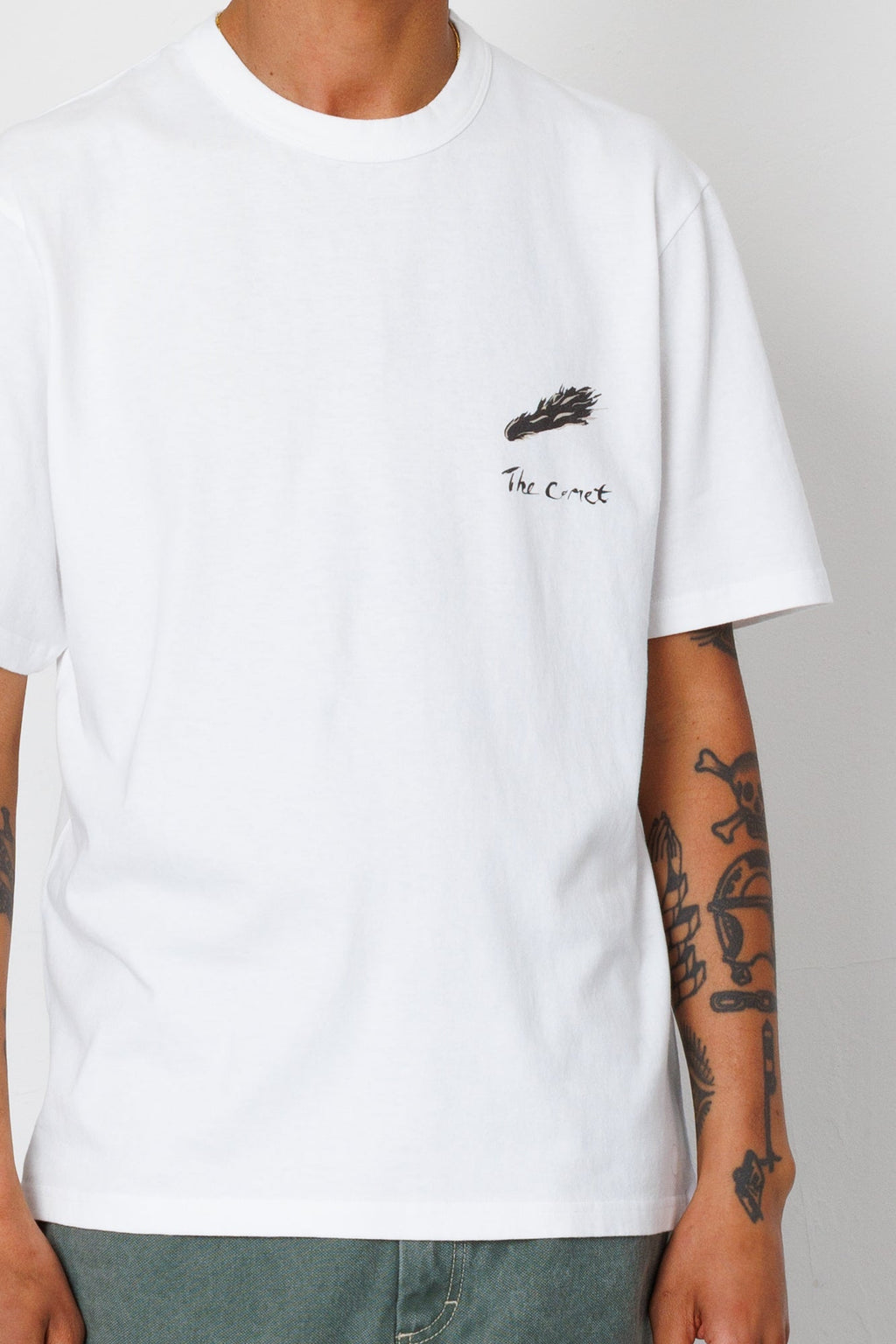 Relaxed T-Shirt - White Comet | Folk x Goss Brothers