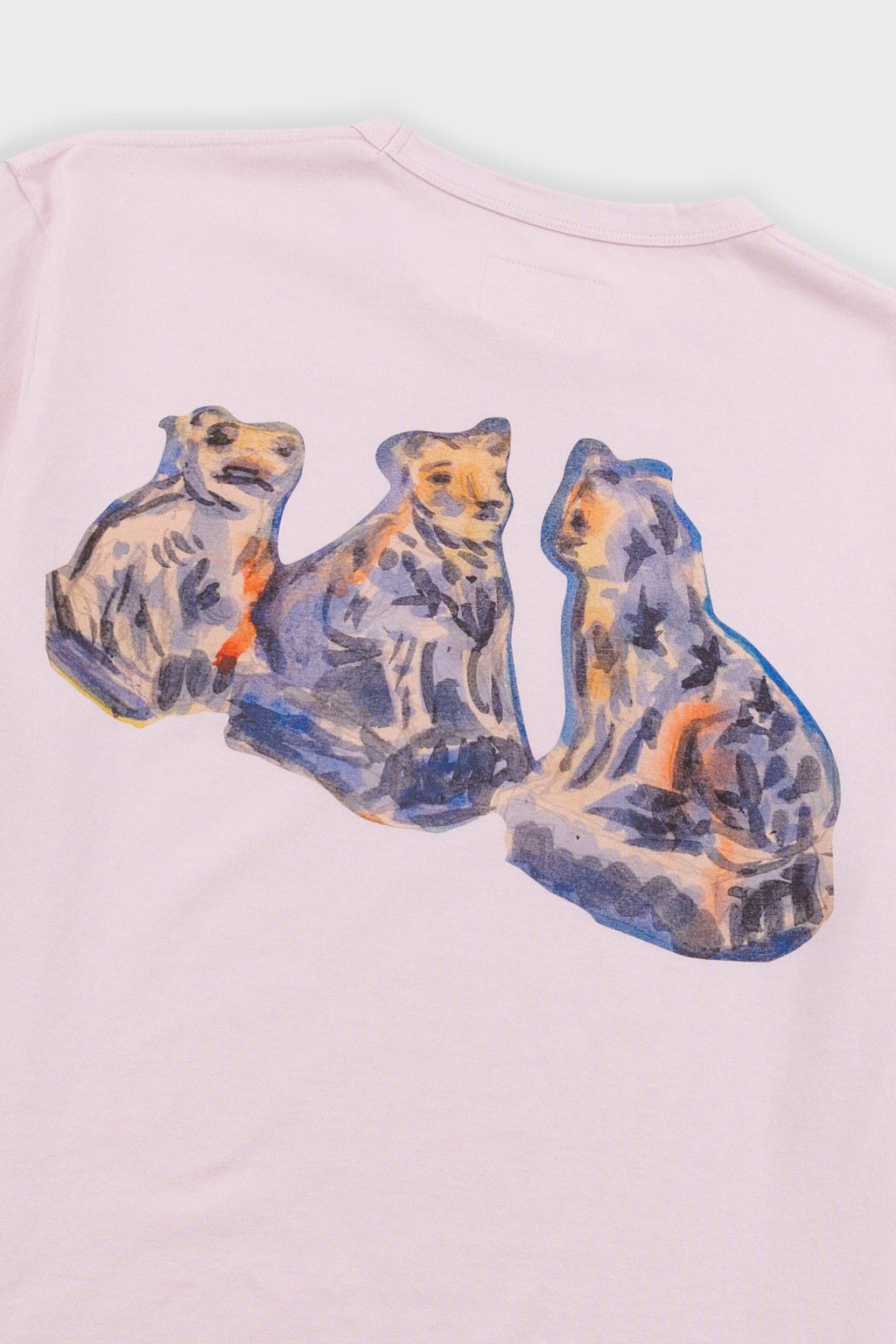 Relaxed T-Shirt - Light Pink Jungle Cat | Folk x Goss Brothers